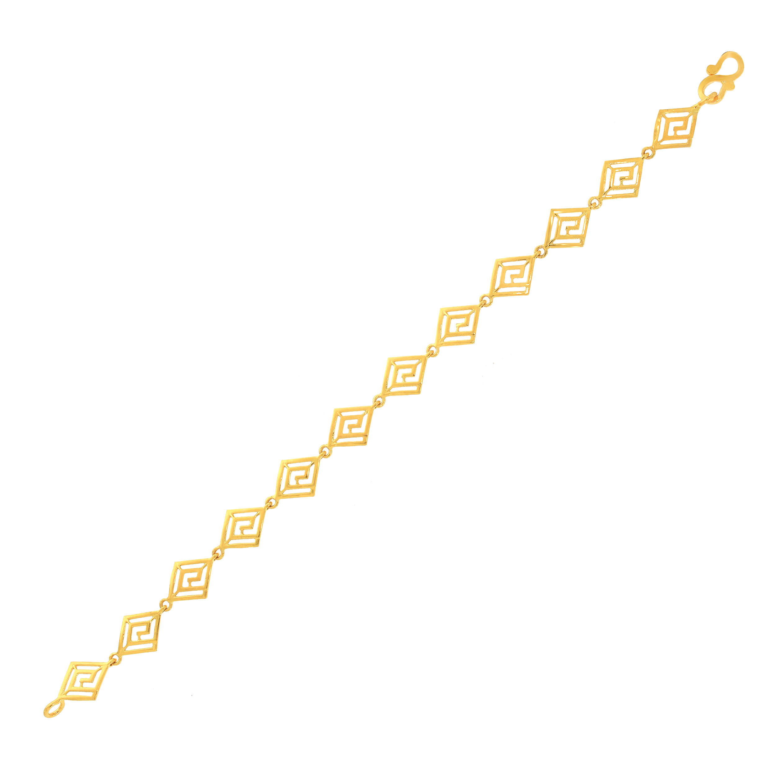 Rhombic Array Gold Bracelet - Senco Gold and Diamonds