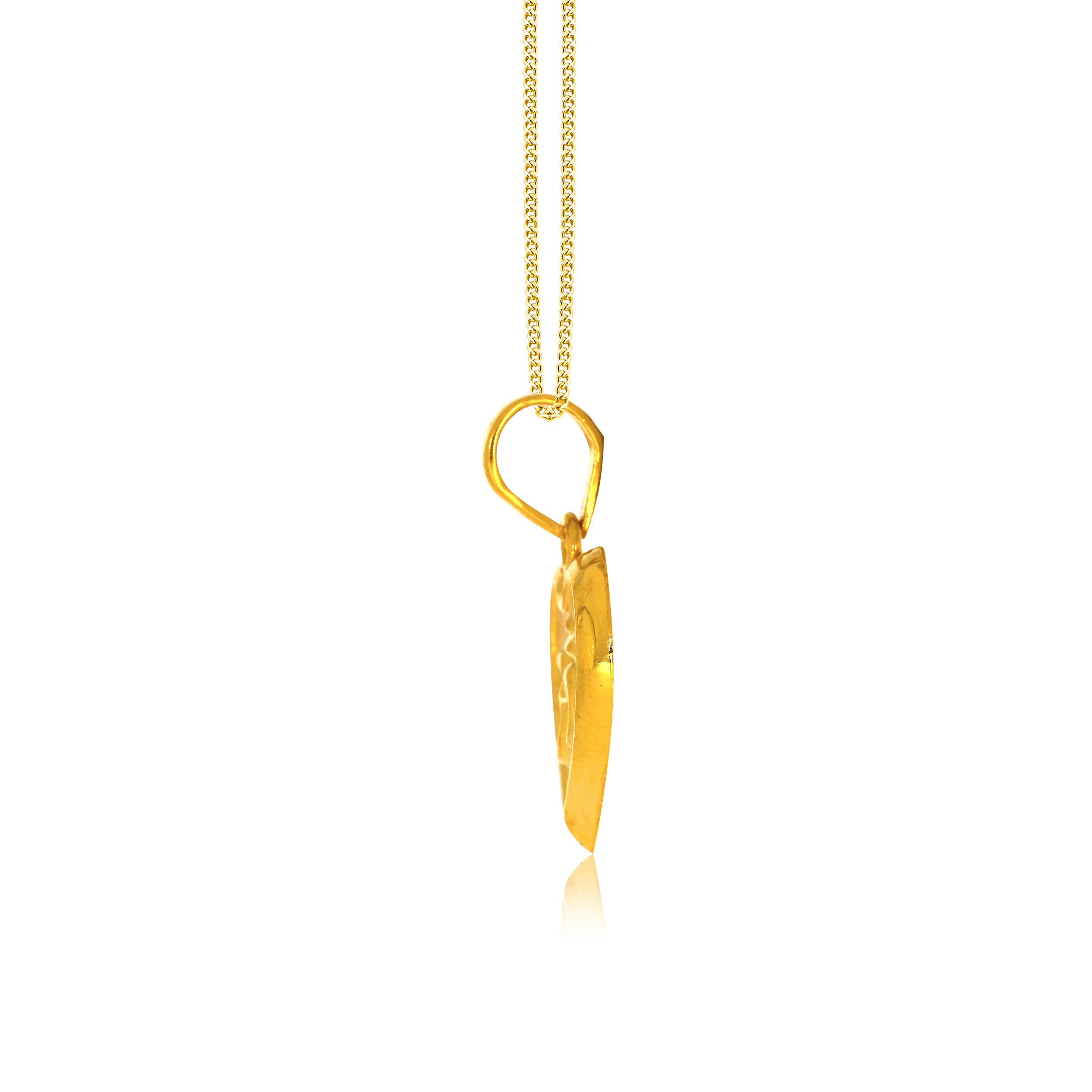 Adorable Om Gold Pendant - Senco Gold and Diamonds