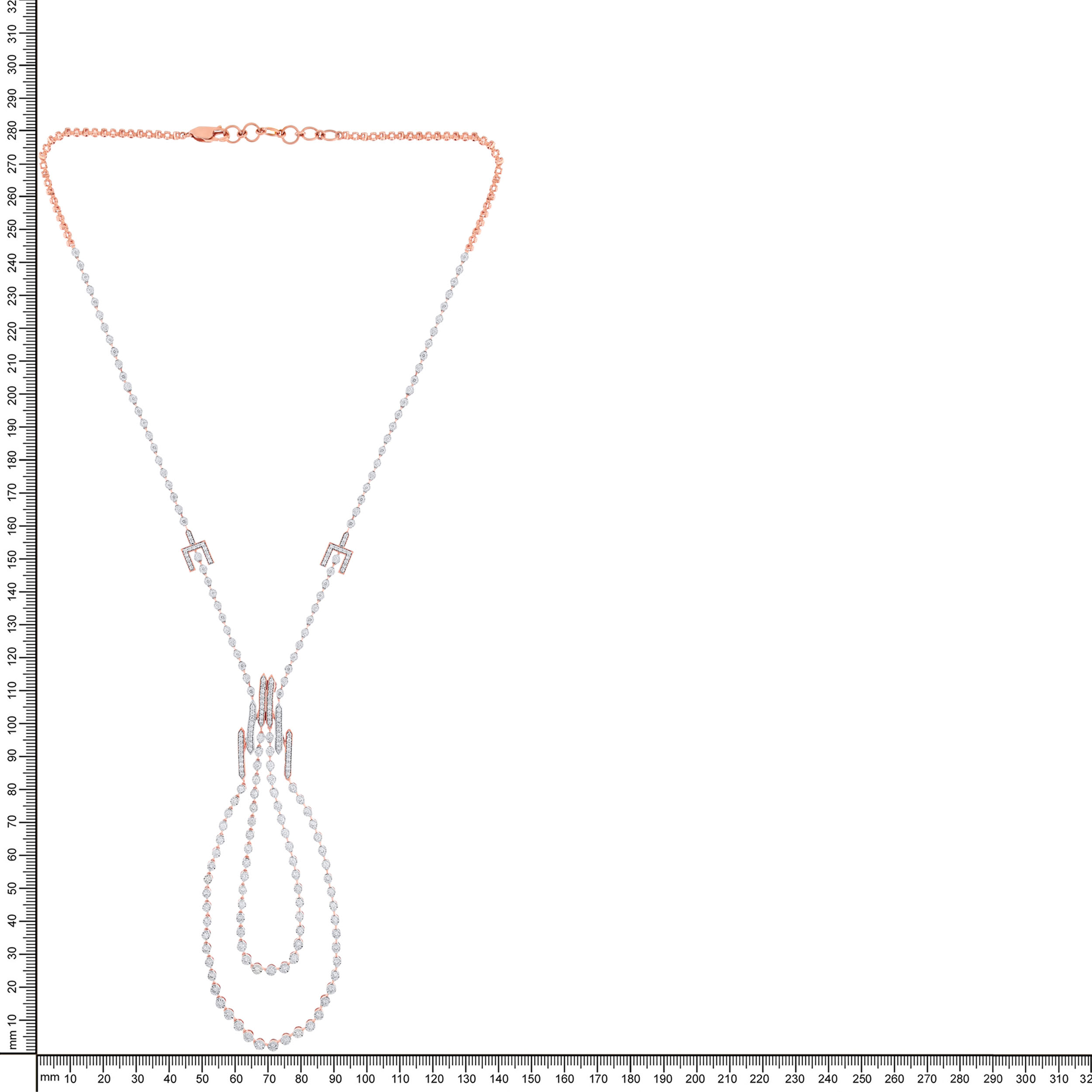 Shimmering Strings Diamond Necklace - Senco Gold and Diamonds