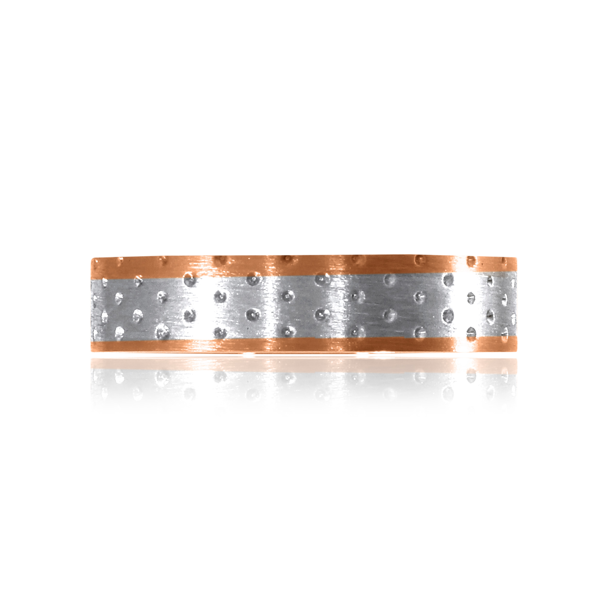 Perforated Artistic Men's Platinum Ring - Senco Gold and Diamonds