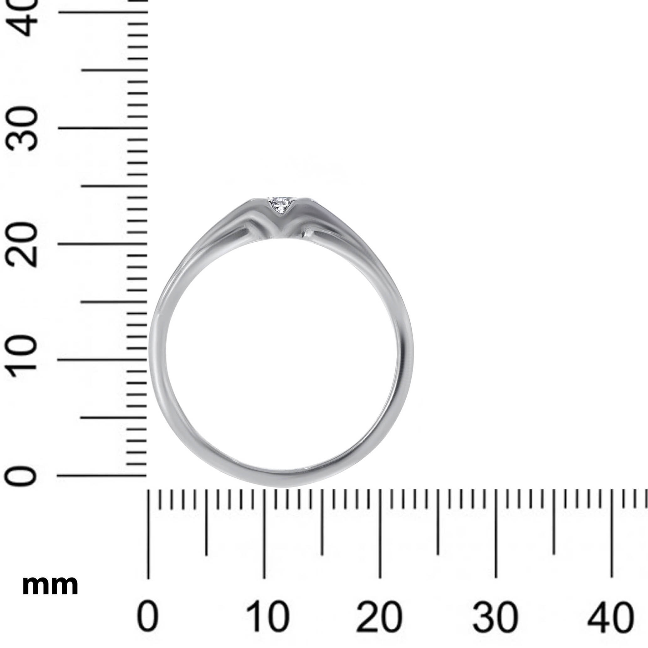 Ultra Glam Flowing Glow Platinum Ring - Senco Gold and Diamonds