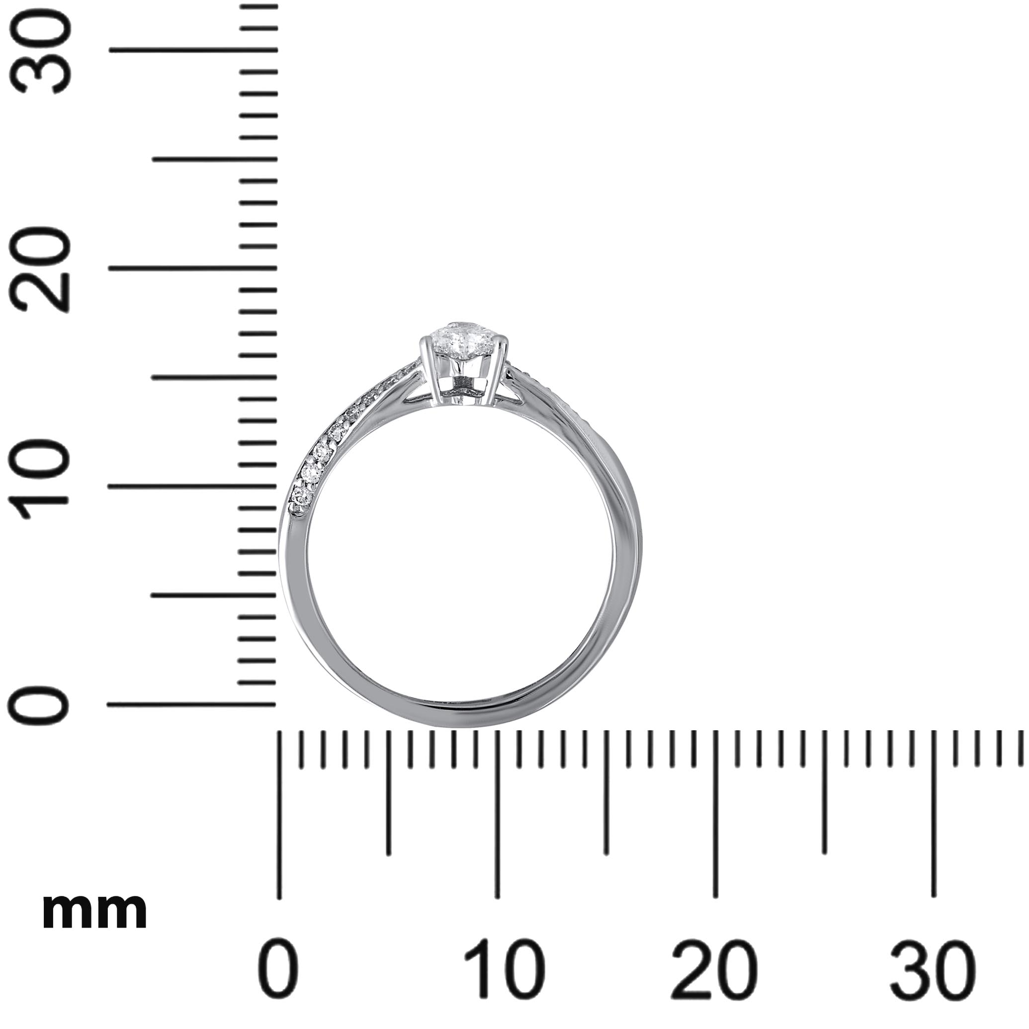 Paradise of Heart Platinum Ring - Senco Gold and Diamonds