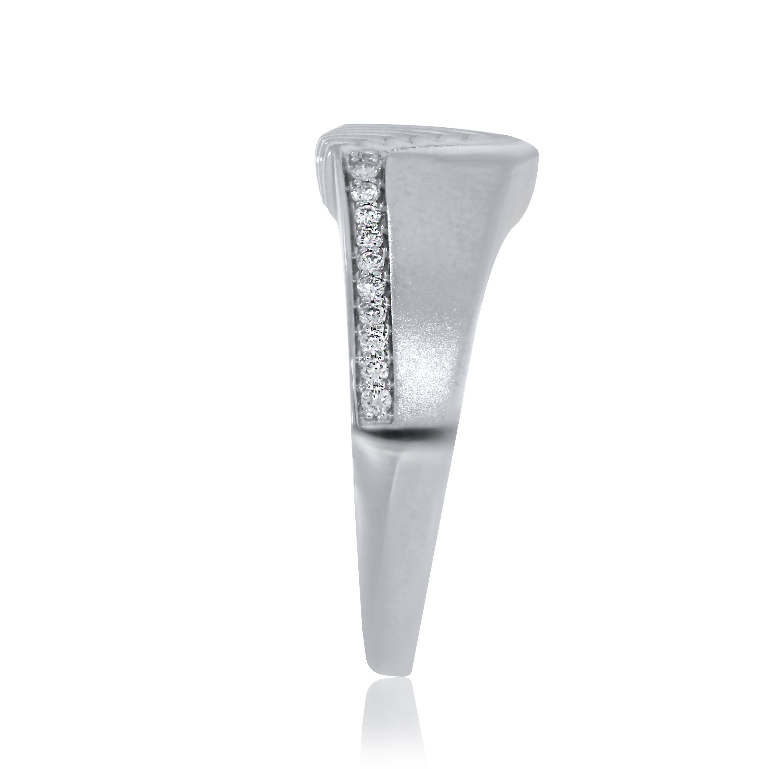 Gallant Glimmer Platinum Ring - Senco Gold and Diamonds