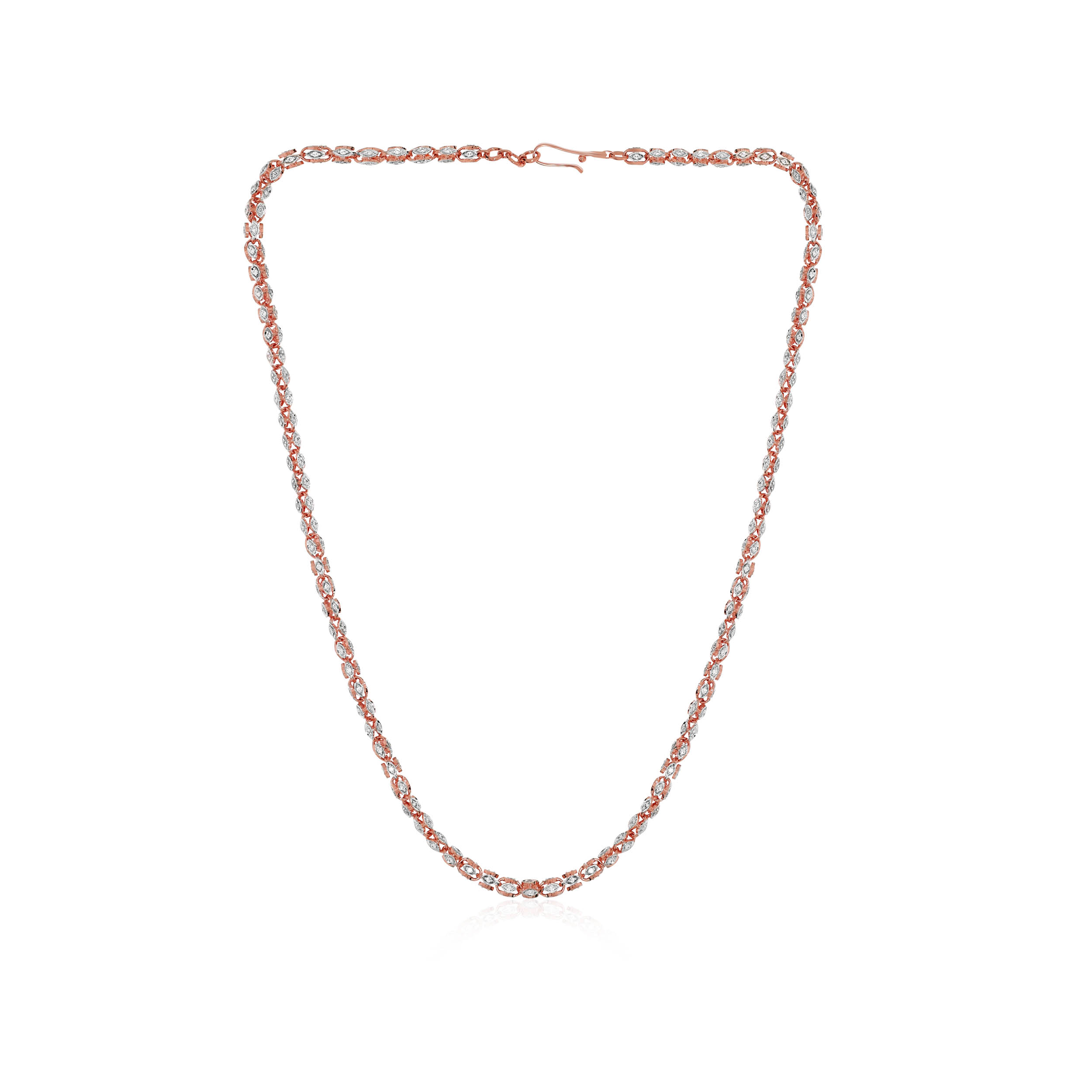 Mesmerizing Marquise Unisex Diamond Chain - Senco Gold and Diamonds