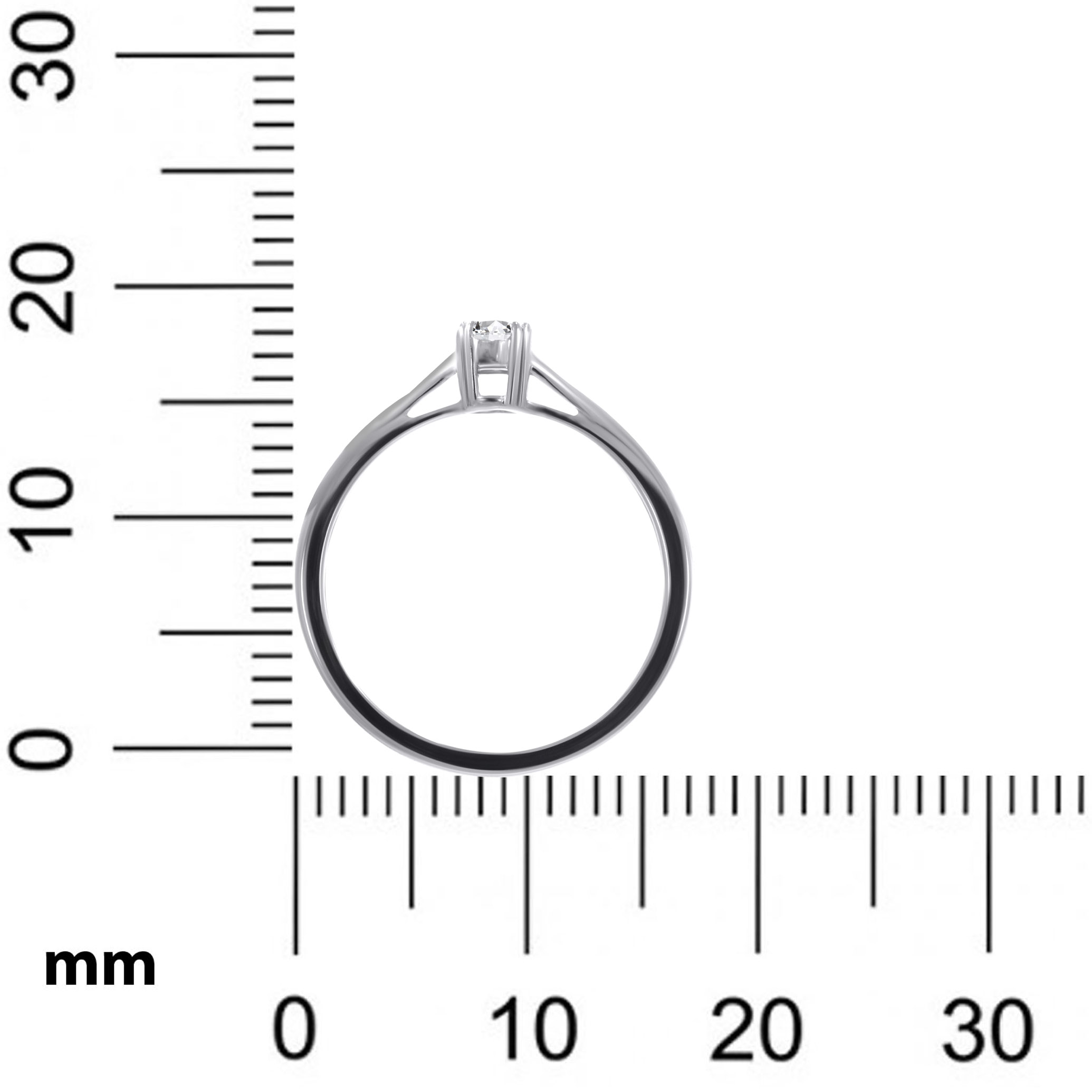Dazzle Daisy  Platinum Ring - Senco Gold and Diamonds