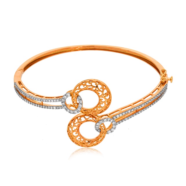 Dual Circlet Diamond Bracelet - Senco Gold and Diamonds