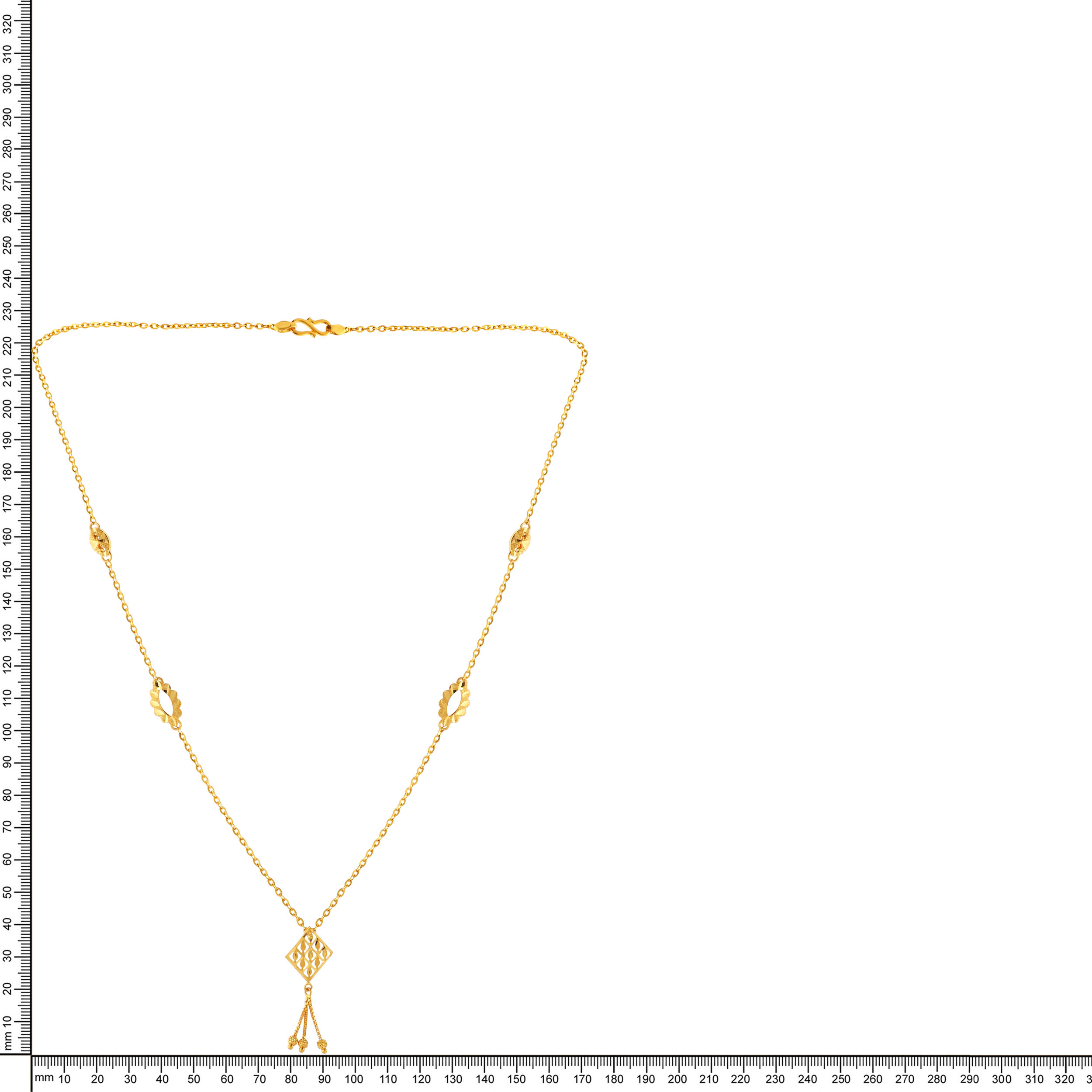 Kite Connect Gold Chain Pendant - Senco Gold and Diamonds