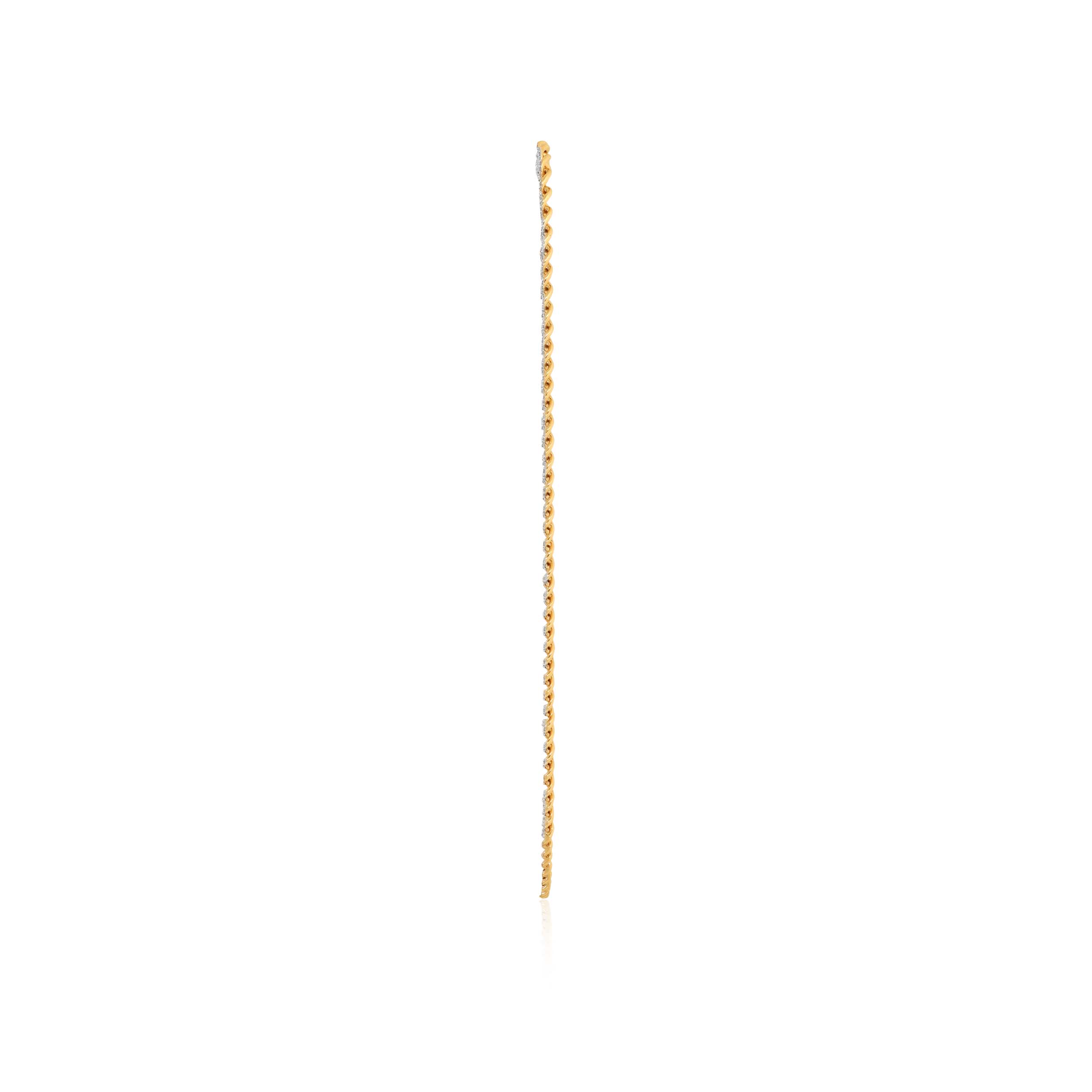 Overlapping Radiance Unisex Diamond Chain - Senco Gold and Diamonds