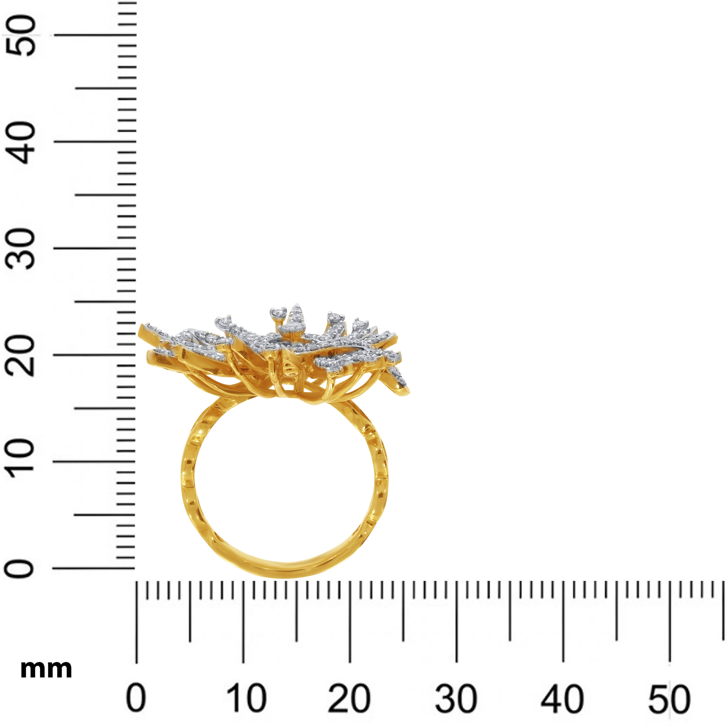 Glimmering Daisy Diamond Ring - Senco Gold and Diamonds