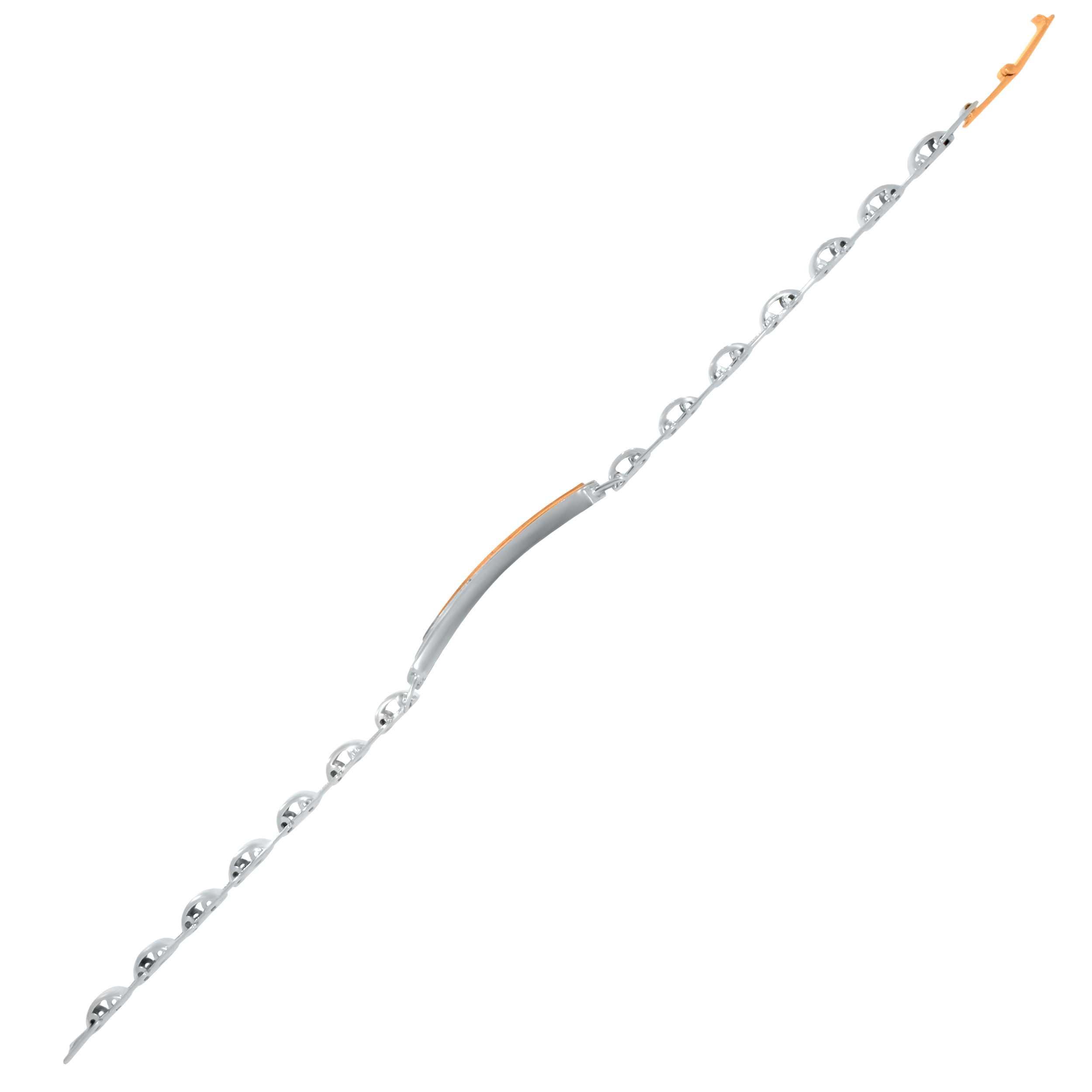 Vivacious Virile Men's Platinum Wristlet - Senco Gold and Diamonds