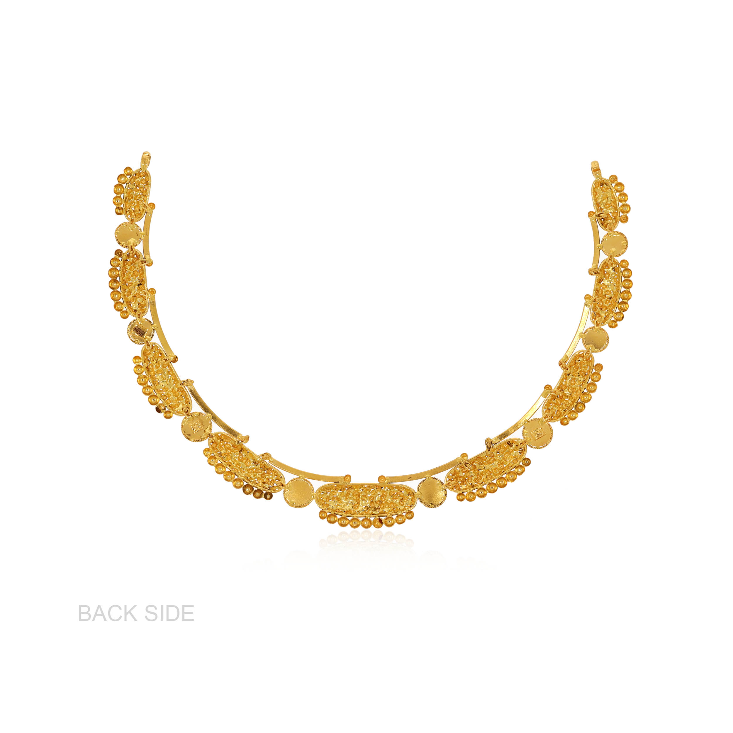 Subtle Glow Antique Gold Necklace - Senco Gold and Diamonds