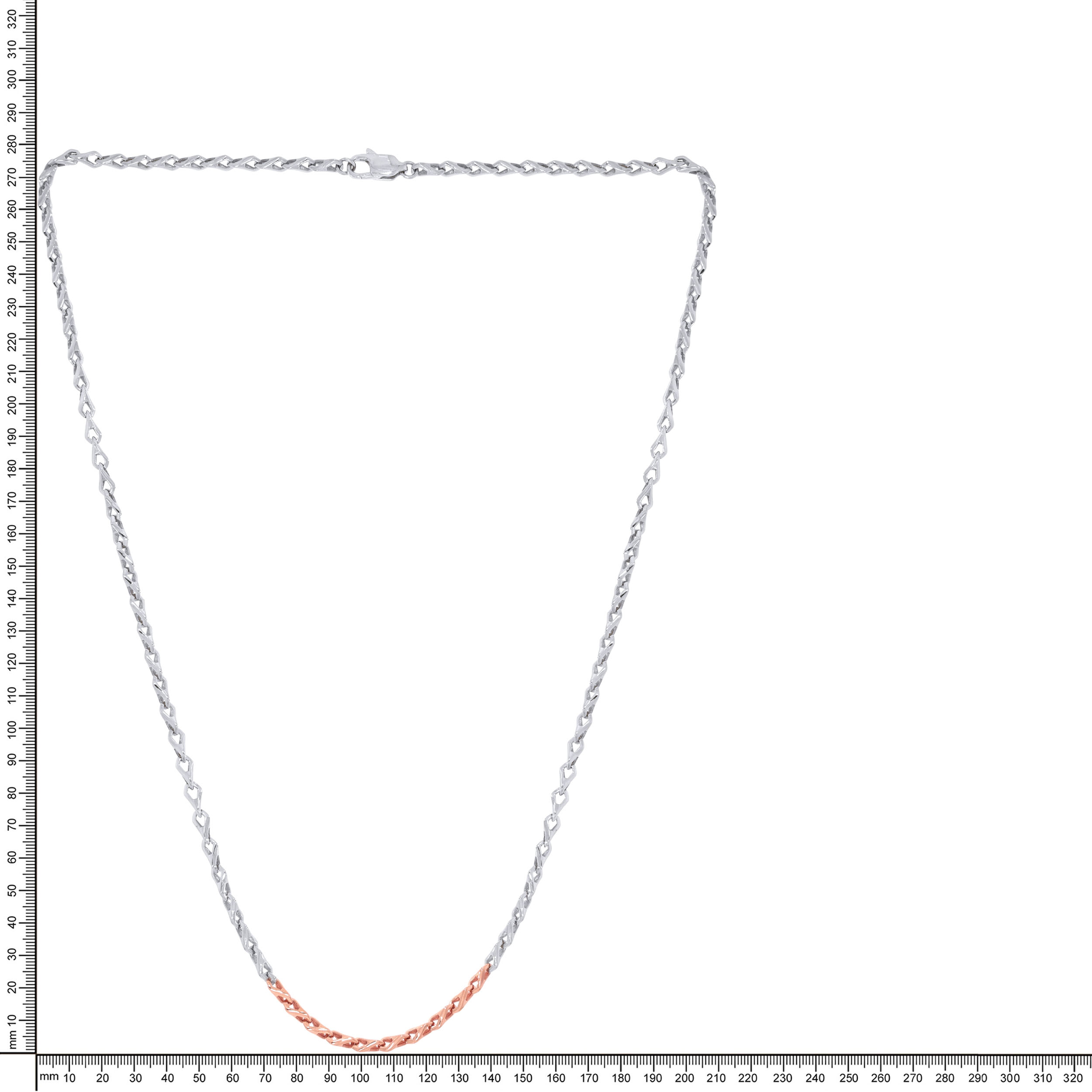 Stylish Swing Unisex Platinum Chain - Senco Gold and Diamonds