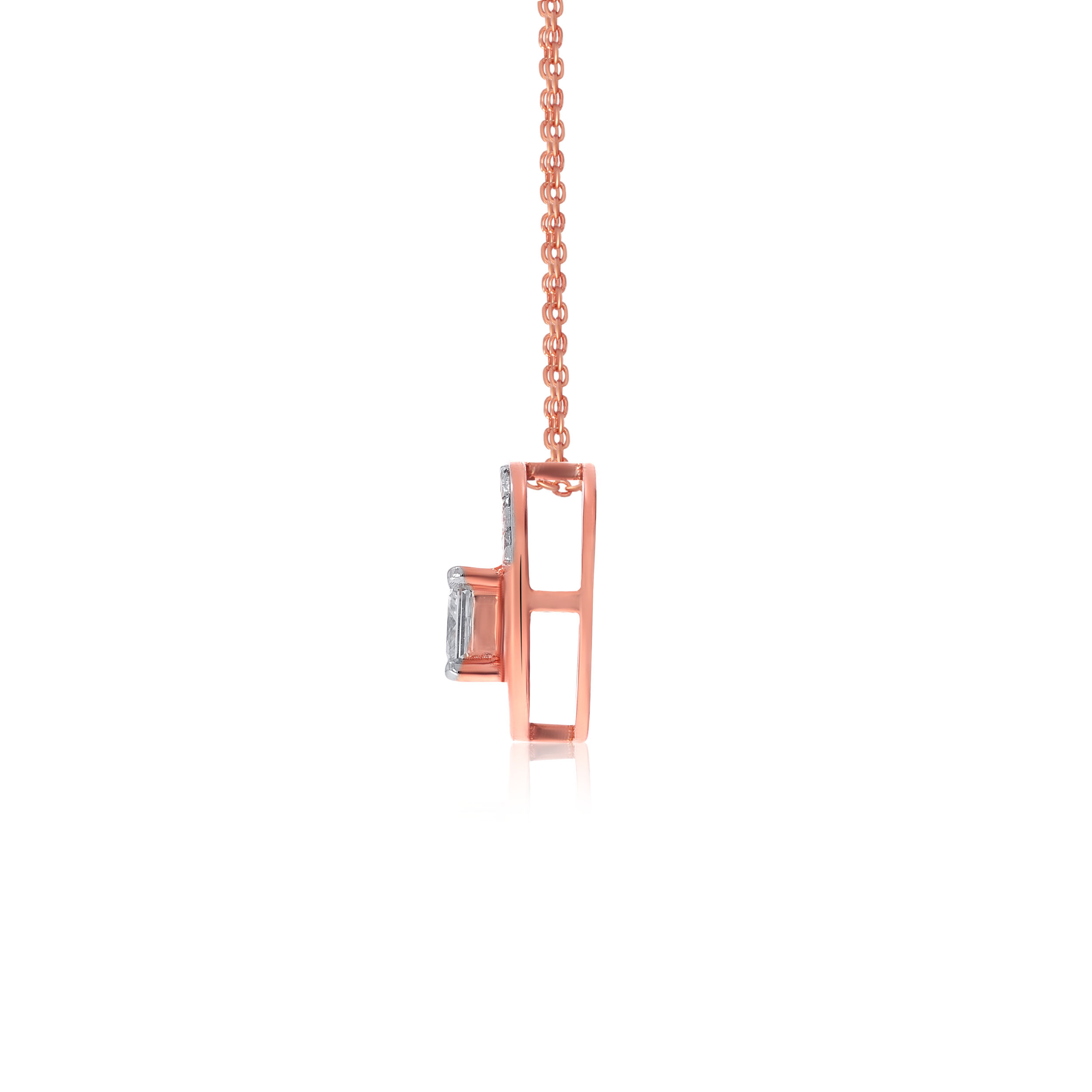 Calm and Radiant Solitaire Pendant - Senco Gold and Diamonds