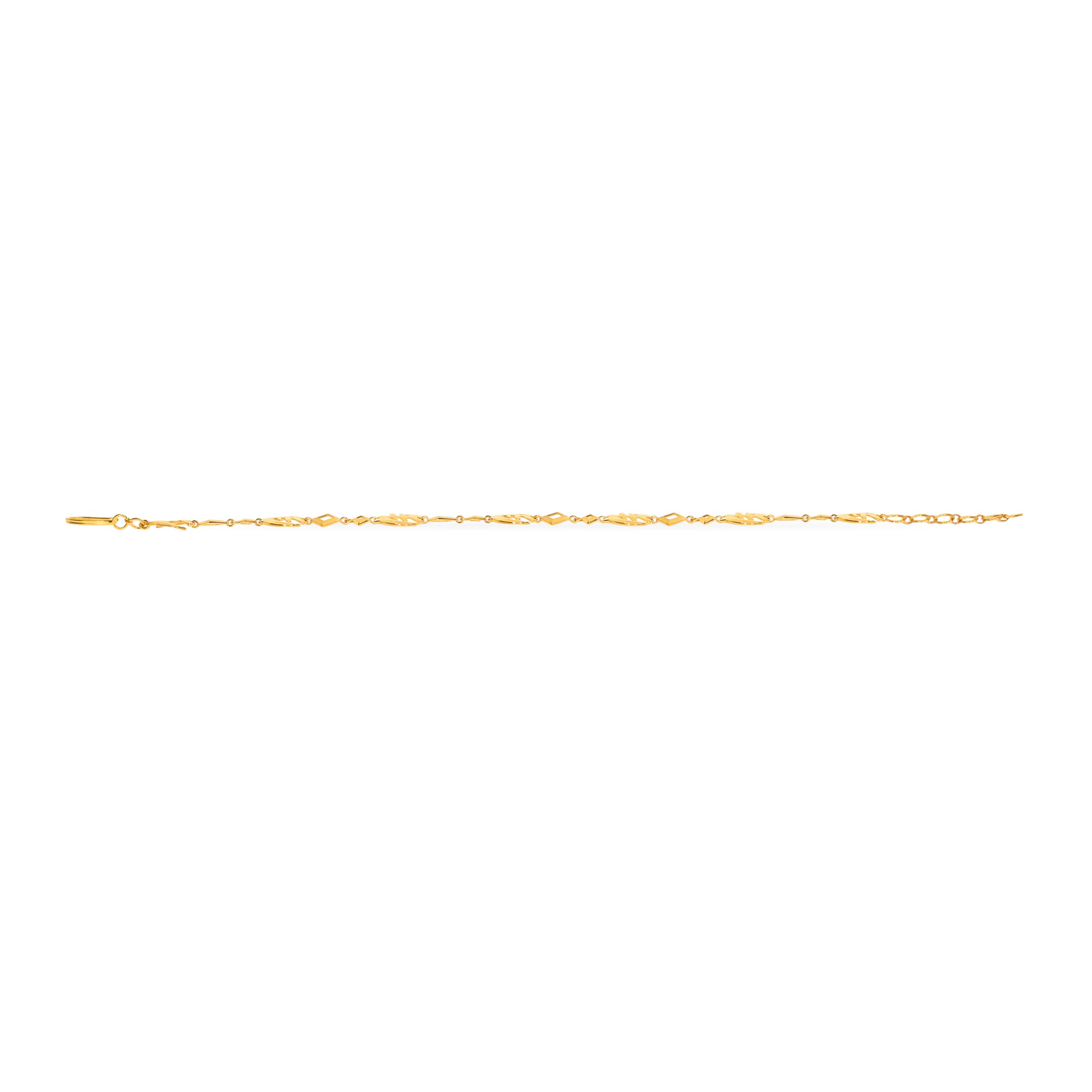 Fashionable Whirls Gold Bracelet - Senco Gold and Diamonds