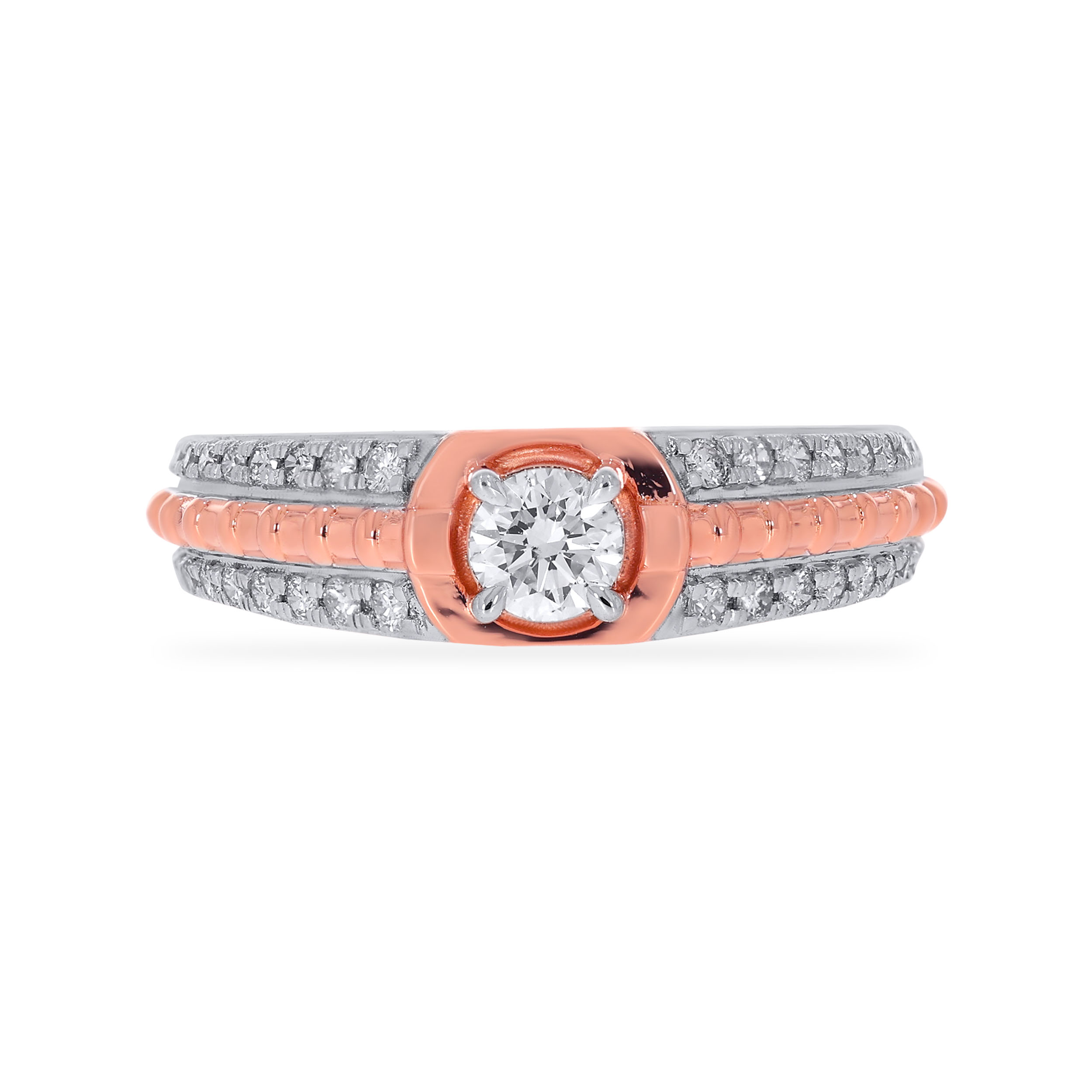 Rugged River Men Solitaire Ring - Senco Gold and Diamonds