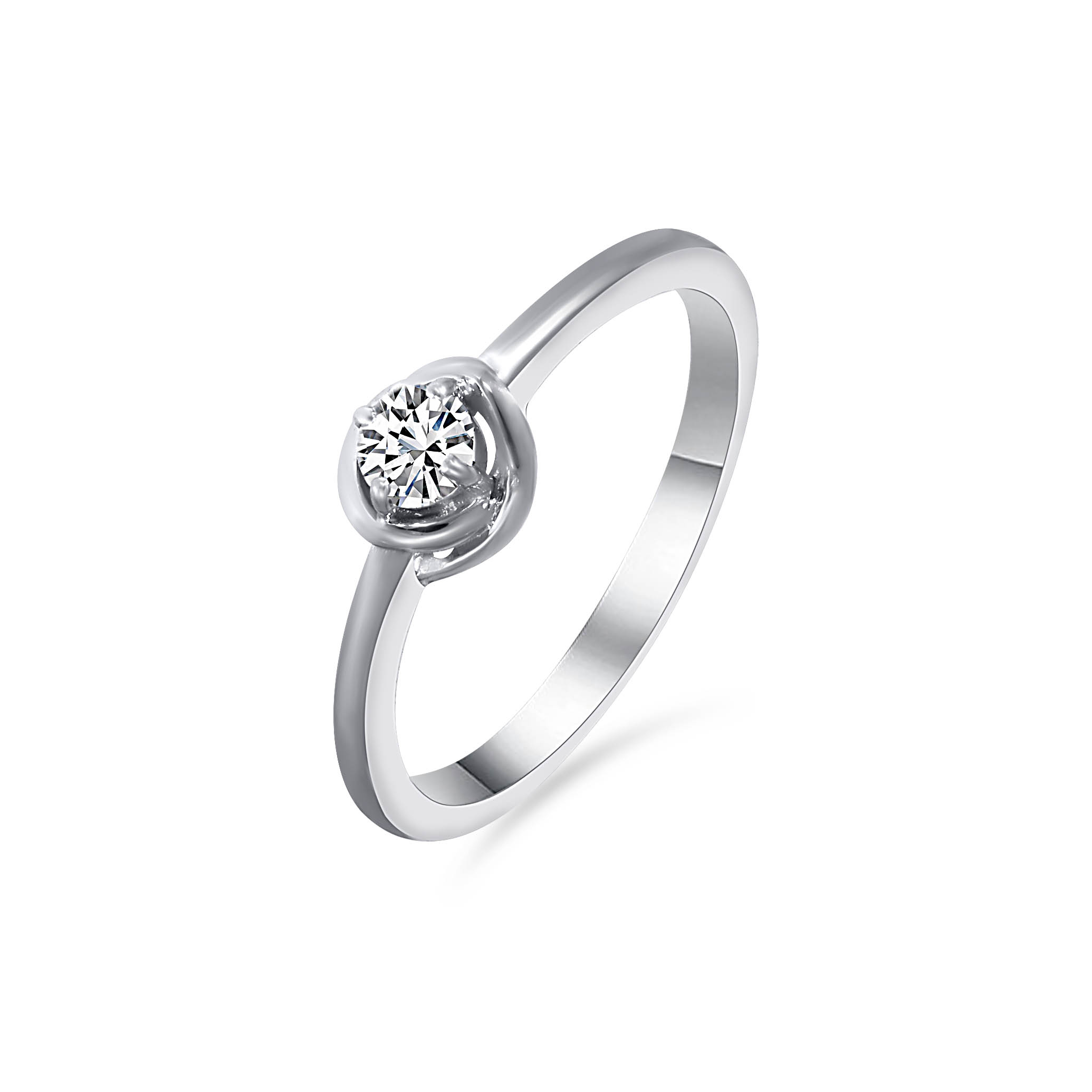 Rosy Desire Platinum Ring - Senco Gold and Diamonds