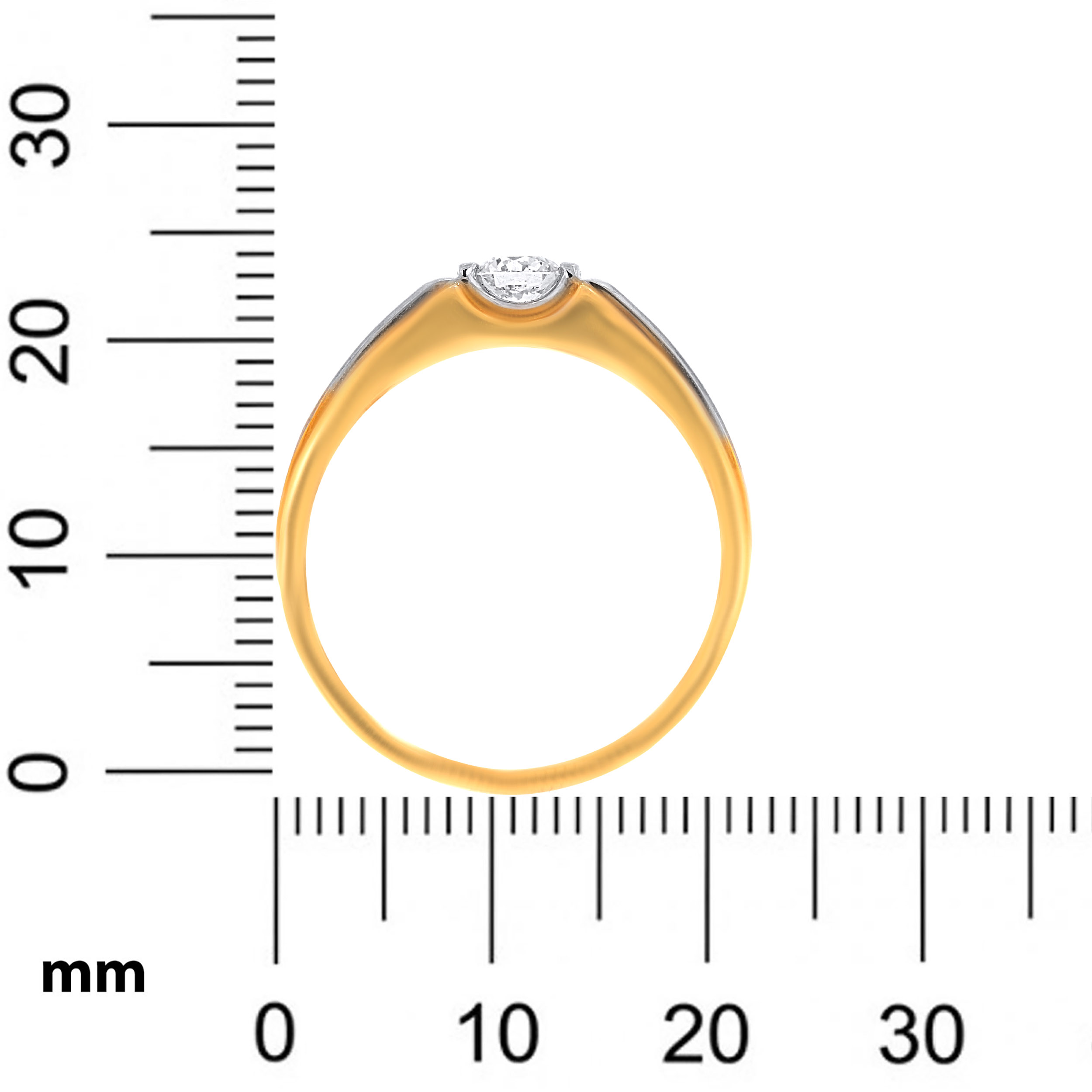 Streamy Calmness Men Solitaire Ring - Senco Gold and Diamonds