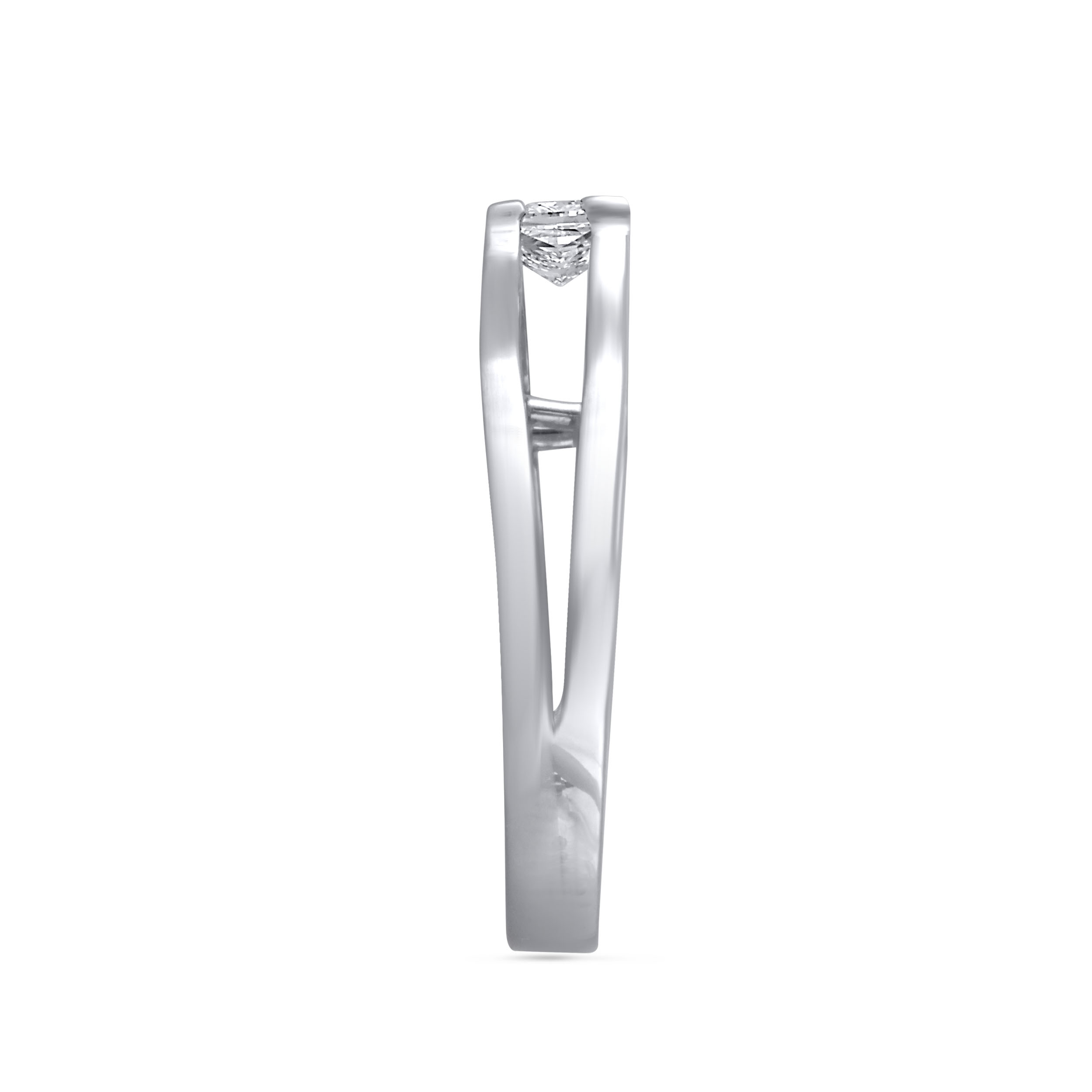 Smooth Dual Charisma Platinum Ring - Senco Gold and Diamonds