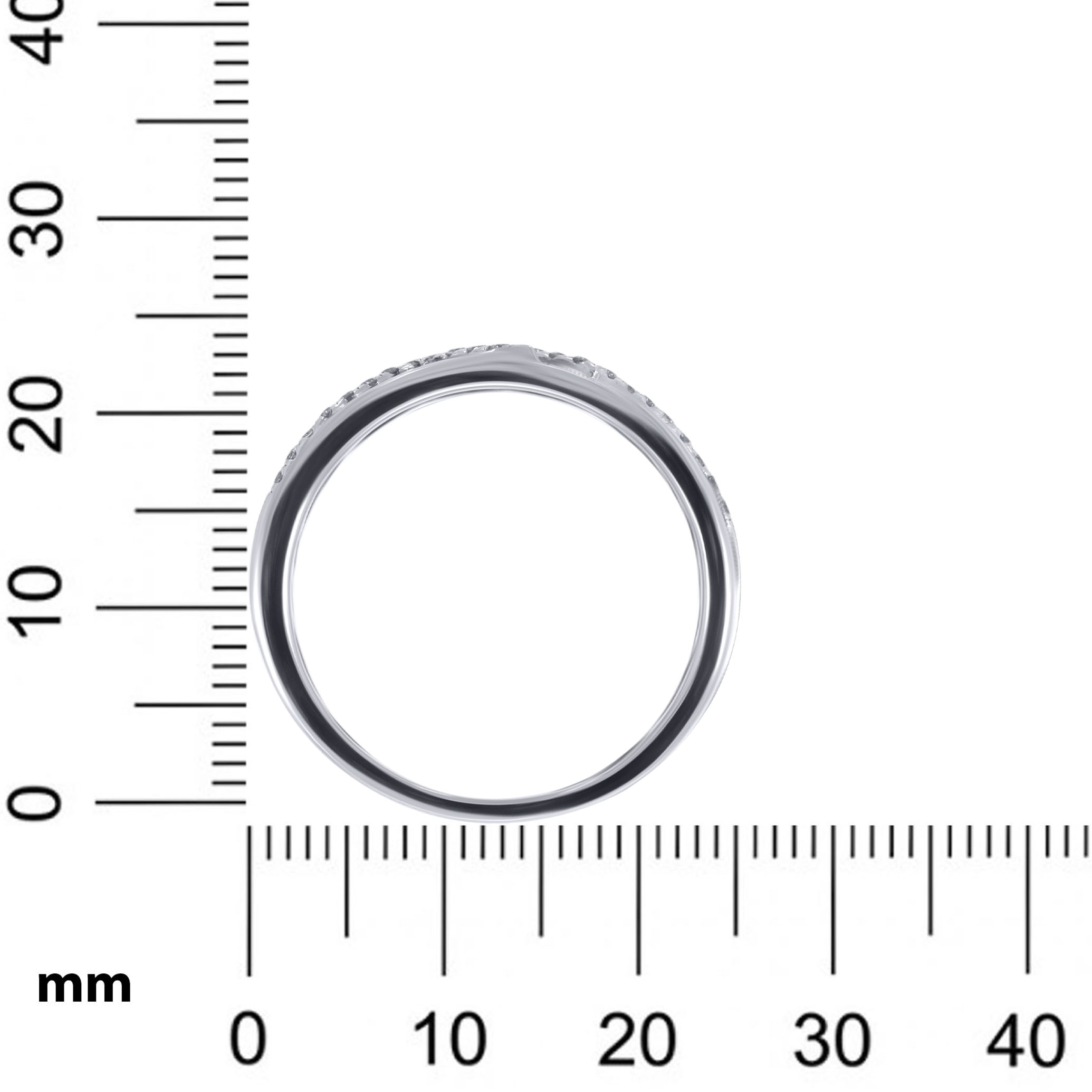 Shiny Snowy Sheen Platinum Band Ring - Senco Gold and Diamonds
