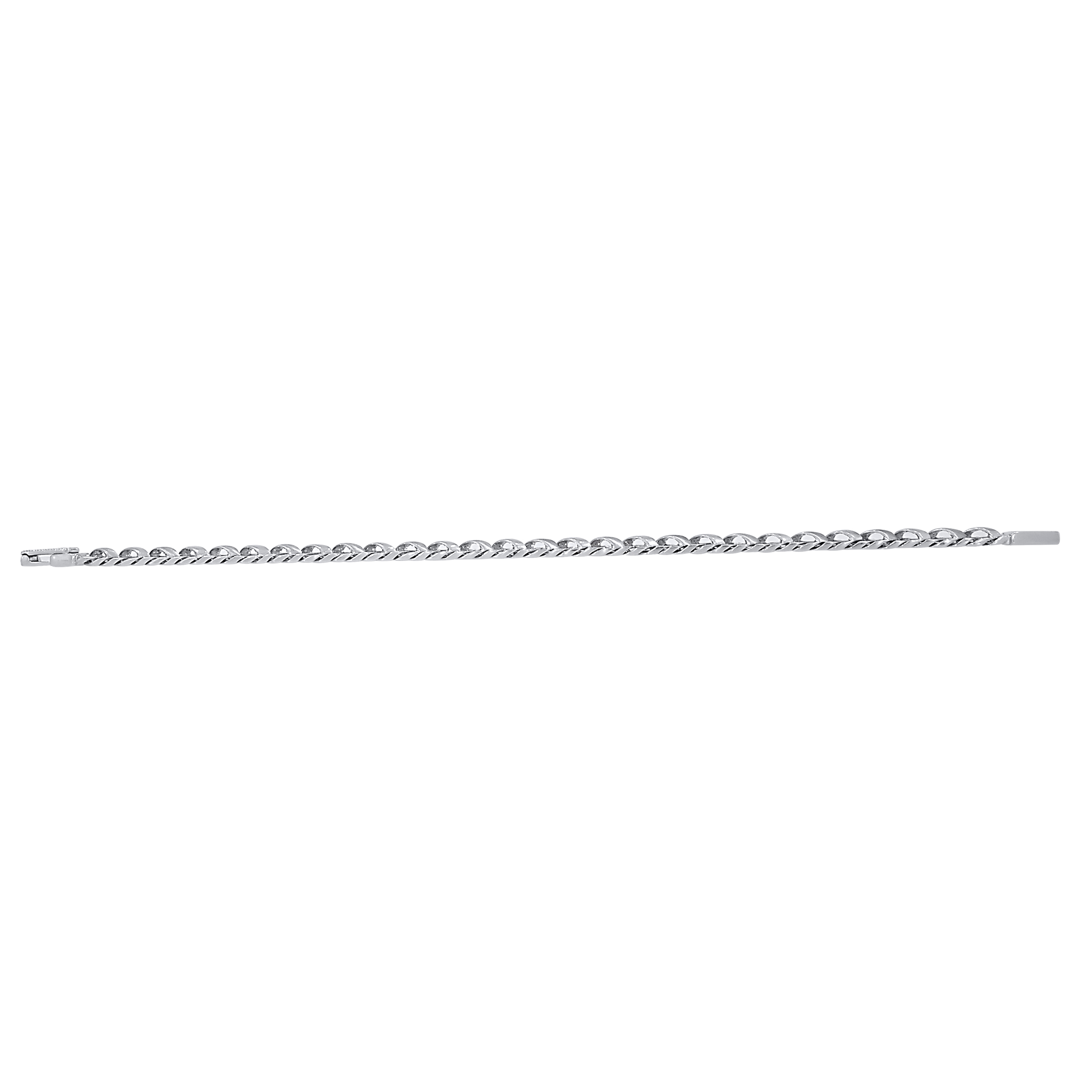 Touch of Royalty  Men Platinum Wristlet - Senco Gold and Diamonds