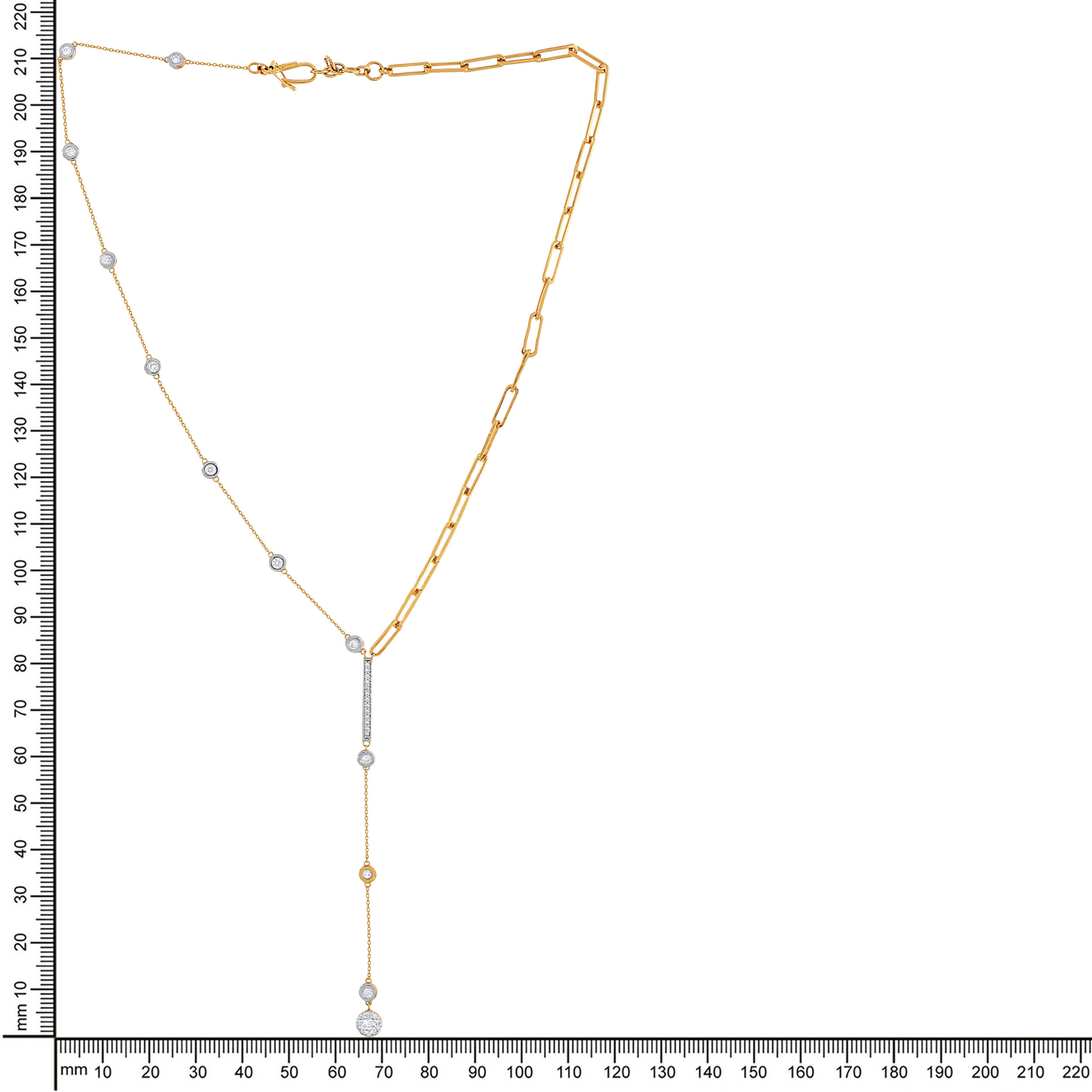 Fashionable Drops Diamond Necklace - Senco Gold and Diamonds