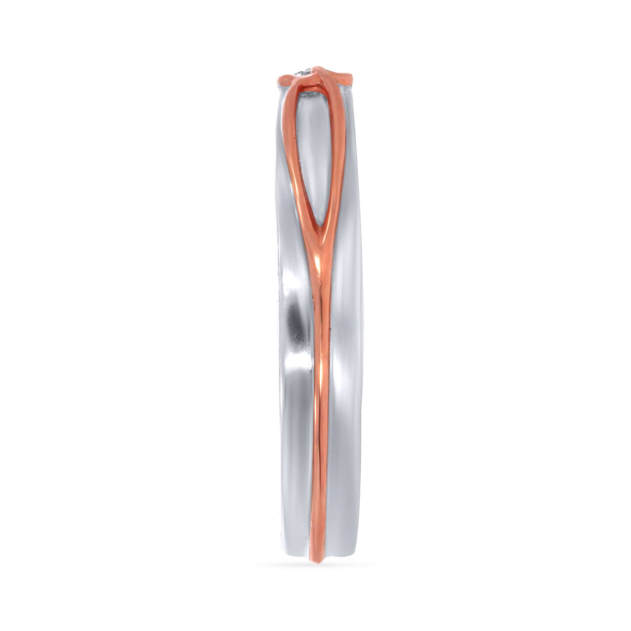 Sleek Illuminated Vision Platinum Band Ring - Senco Gold and Diamonds