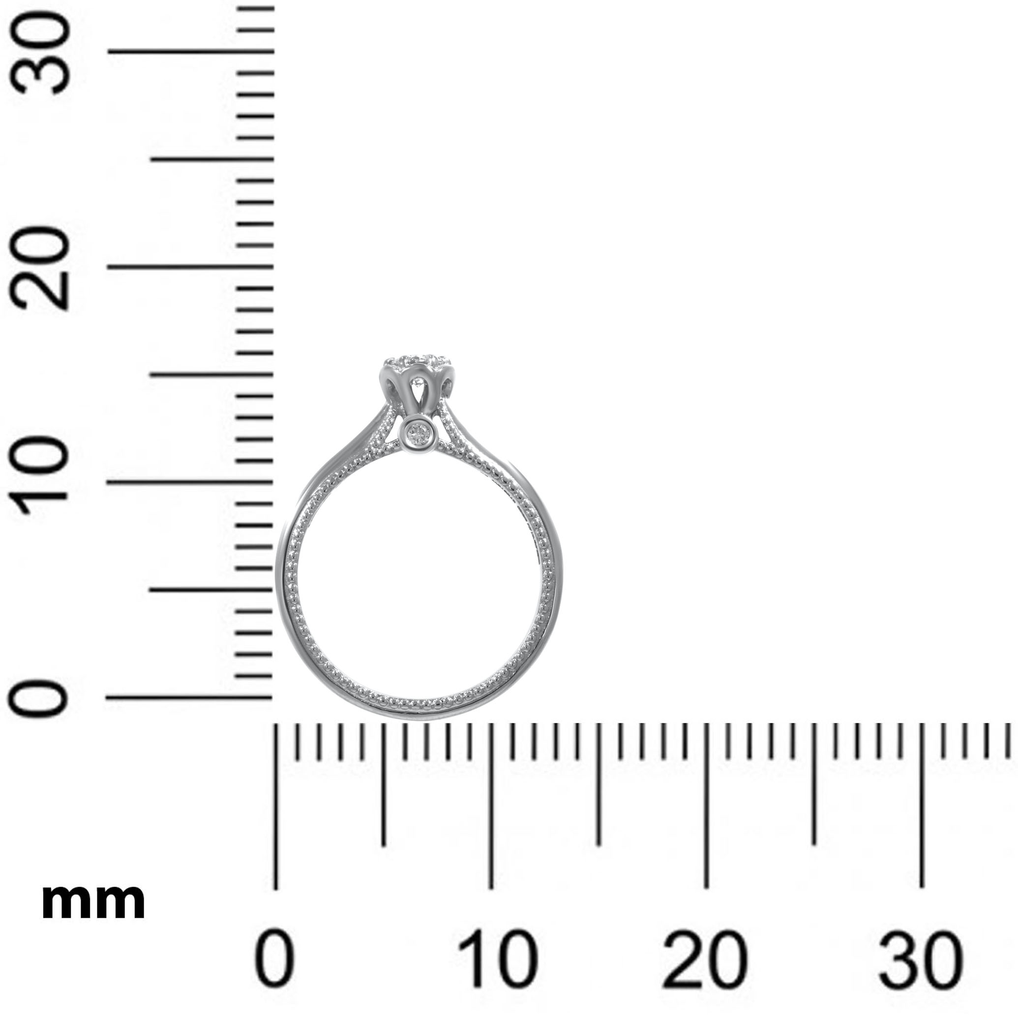 Burflower Grace Platinum Ring - Senco Gold and Diamonds