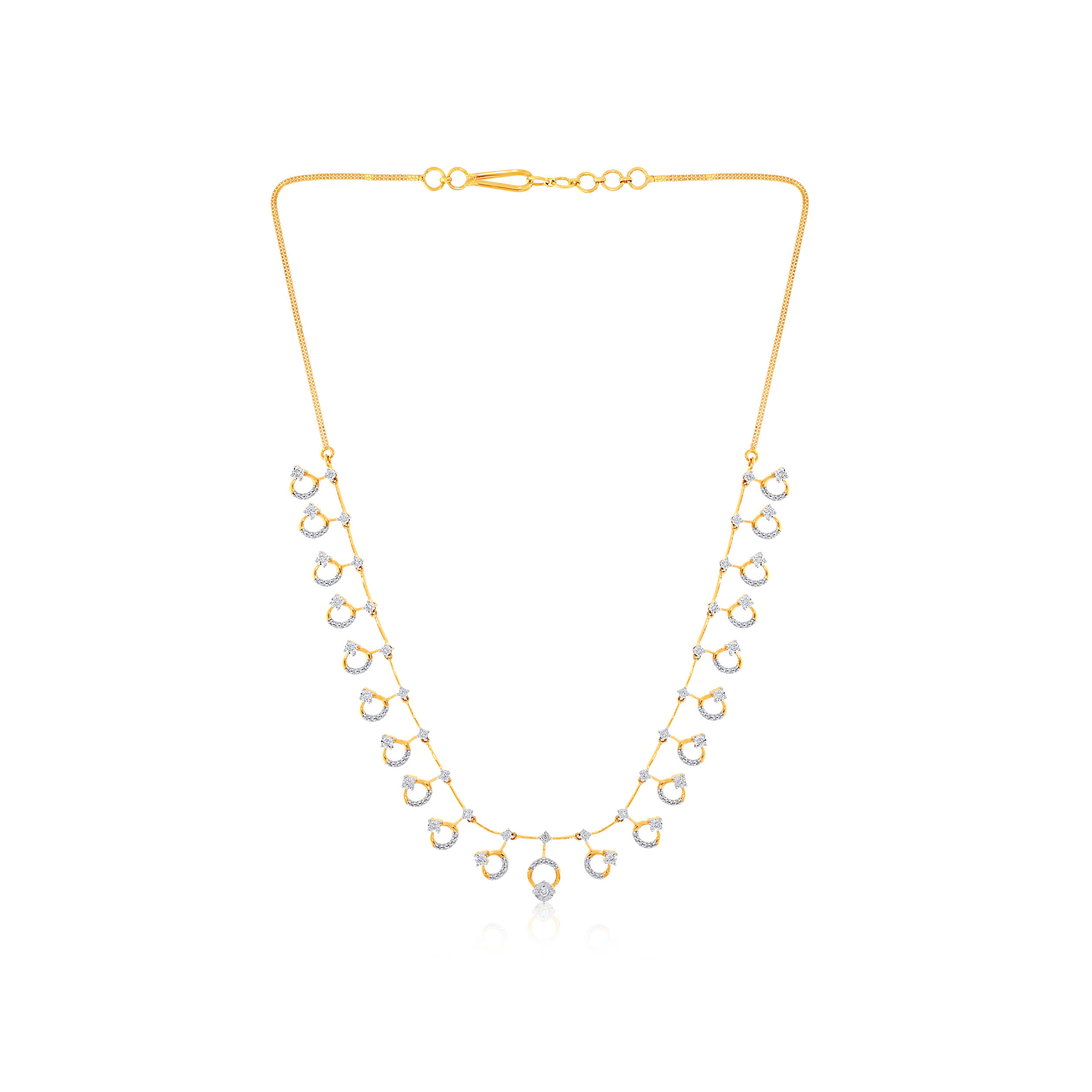 Merry Spheres Diamond Necklace - Senco Gold and Diamonds