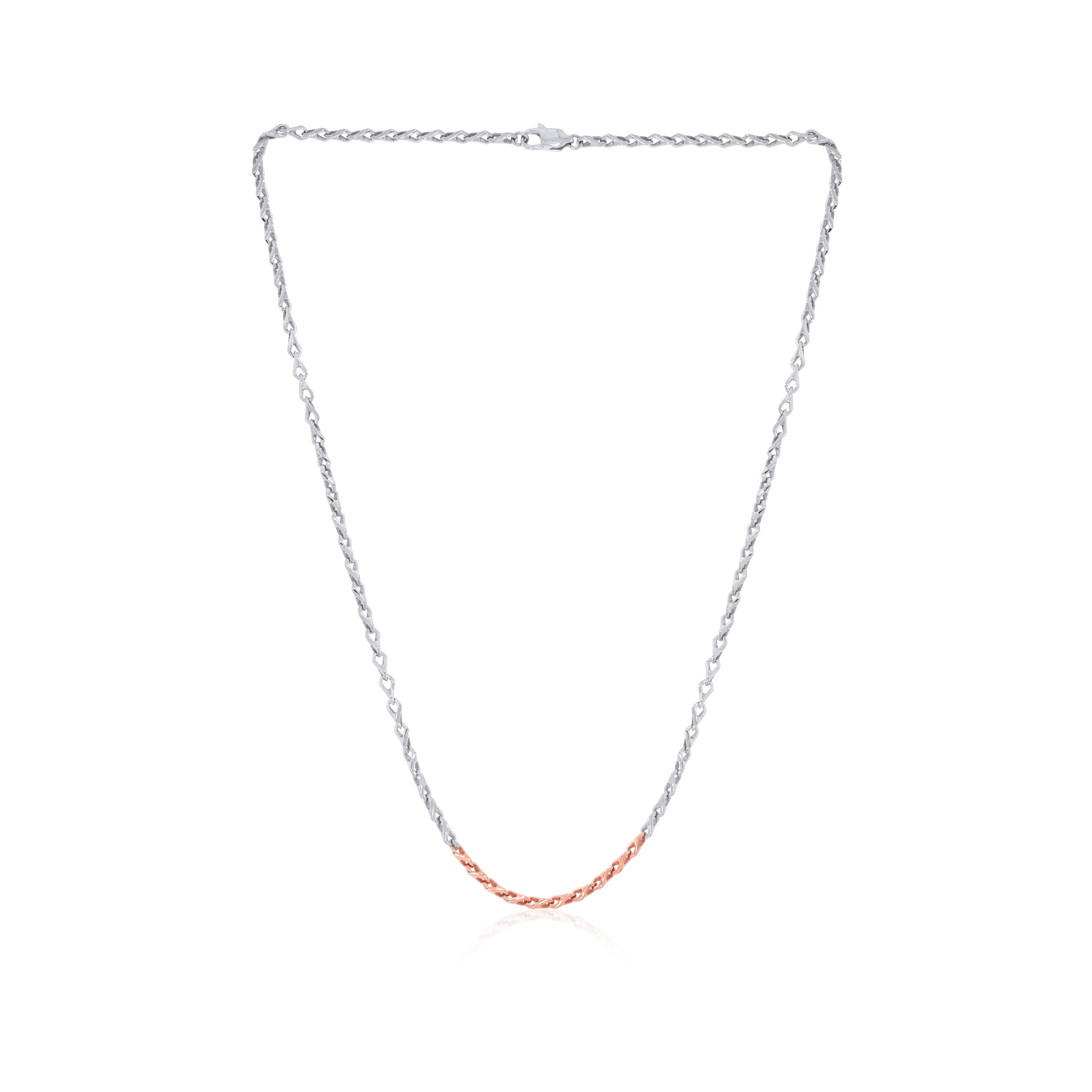 Stylish Swing Unisex Platinum Chain - Senco Gold and Diamonds