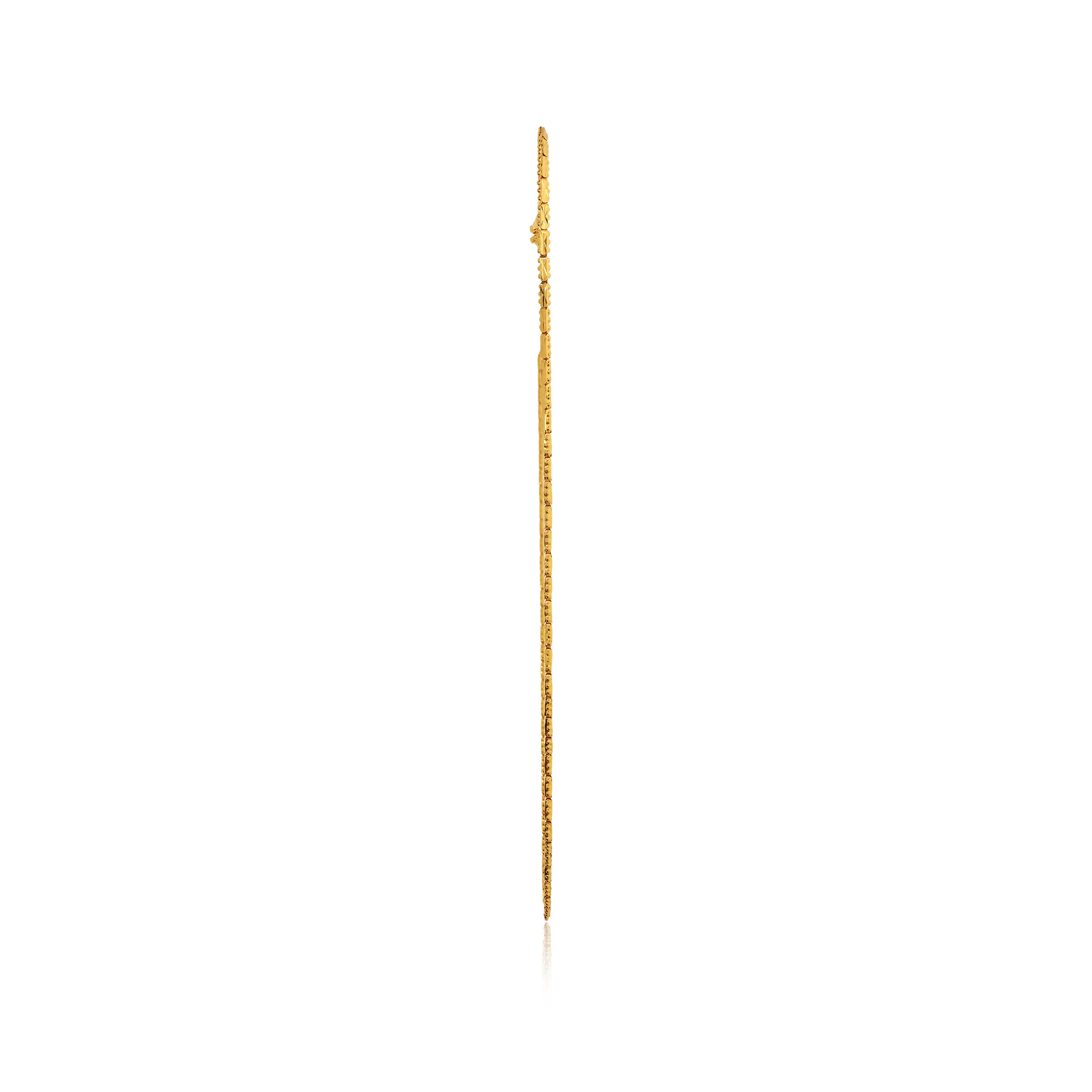 Bumpy Bricks Men Gold Chain - Senco Gold and Diamonds