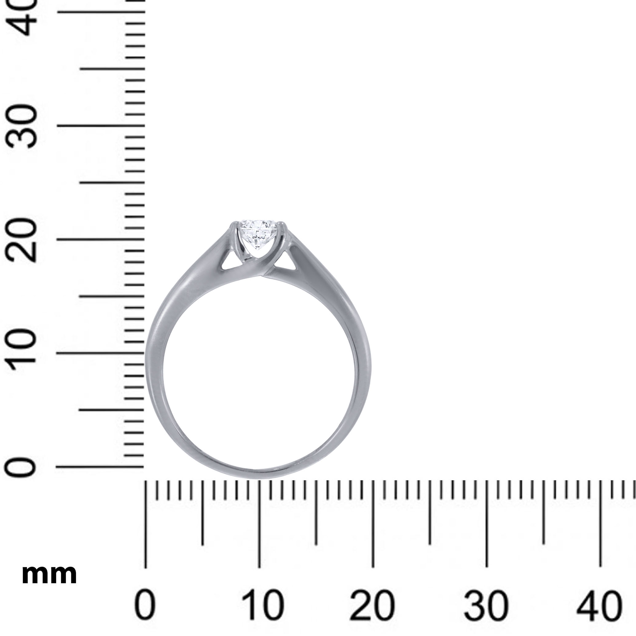 Radiance of Modesty Platinum Ring - Senco Gold and Diamonds