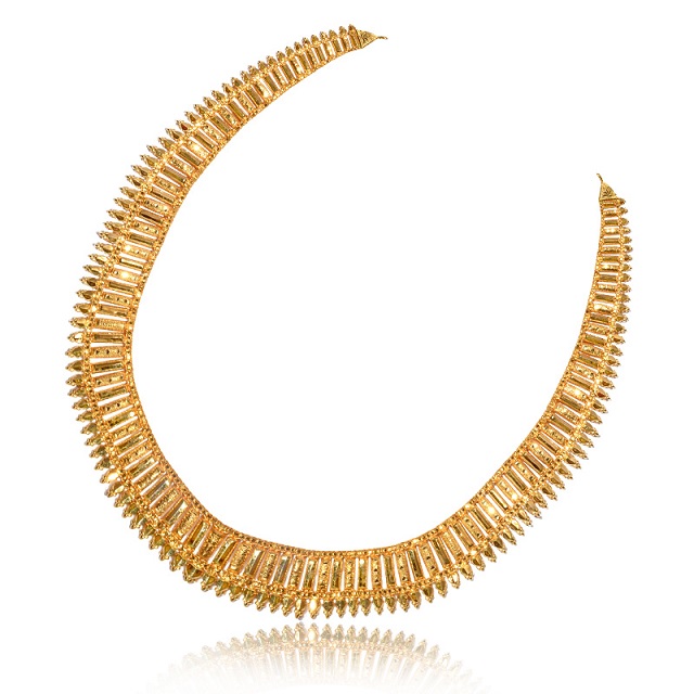 Trendy Ethnicity Gold Necklace - Senco Gold and Diamonds