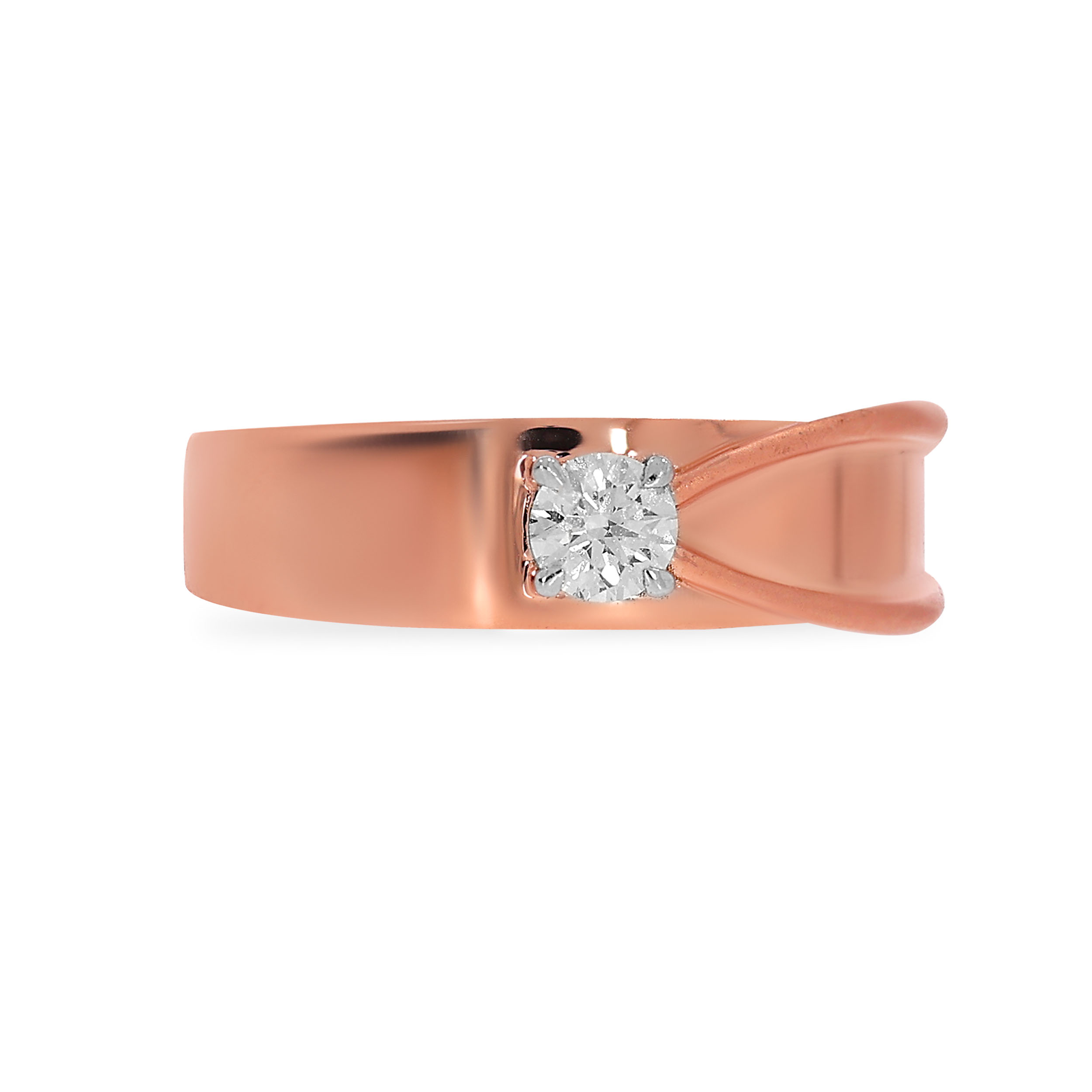 Rosy Brilliance Men Solitaire Ring - Senco Gold and Diamonds