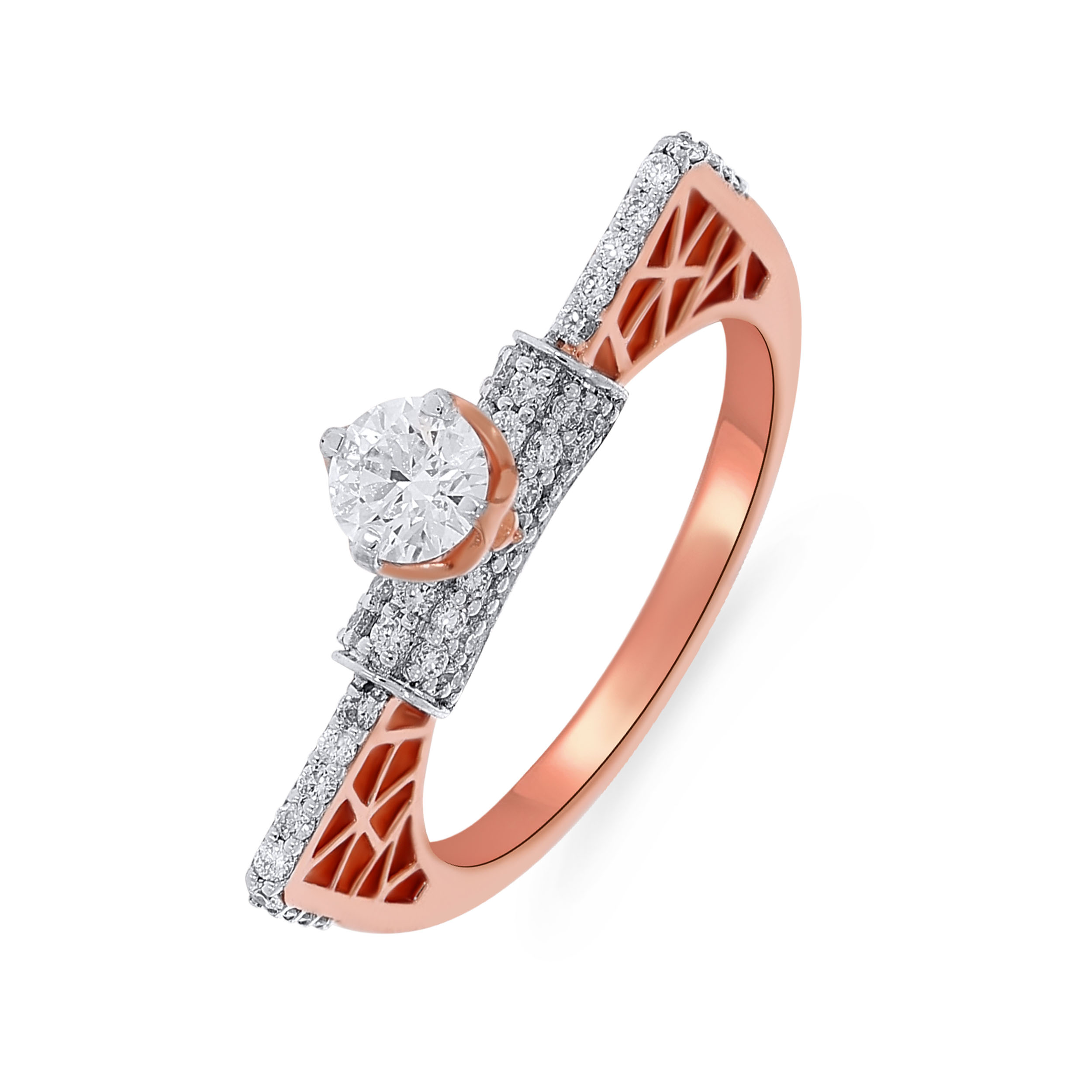 Warmth of Love Solitaire Ring - Senco Gold and Diamonds