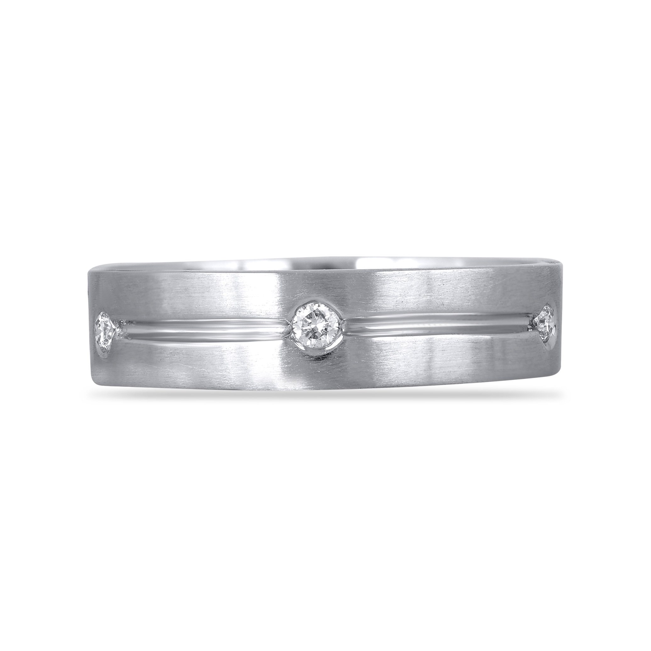 Blingy Trail Platinum Ring - Senco Gold and Diamonds