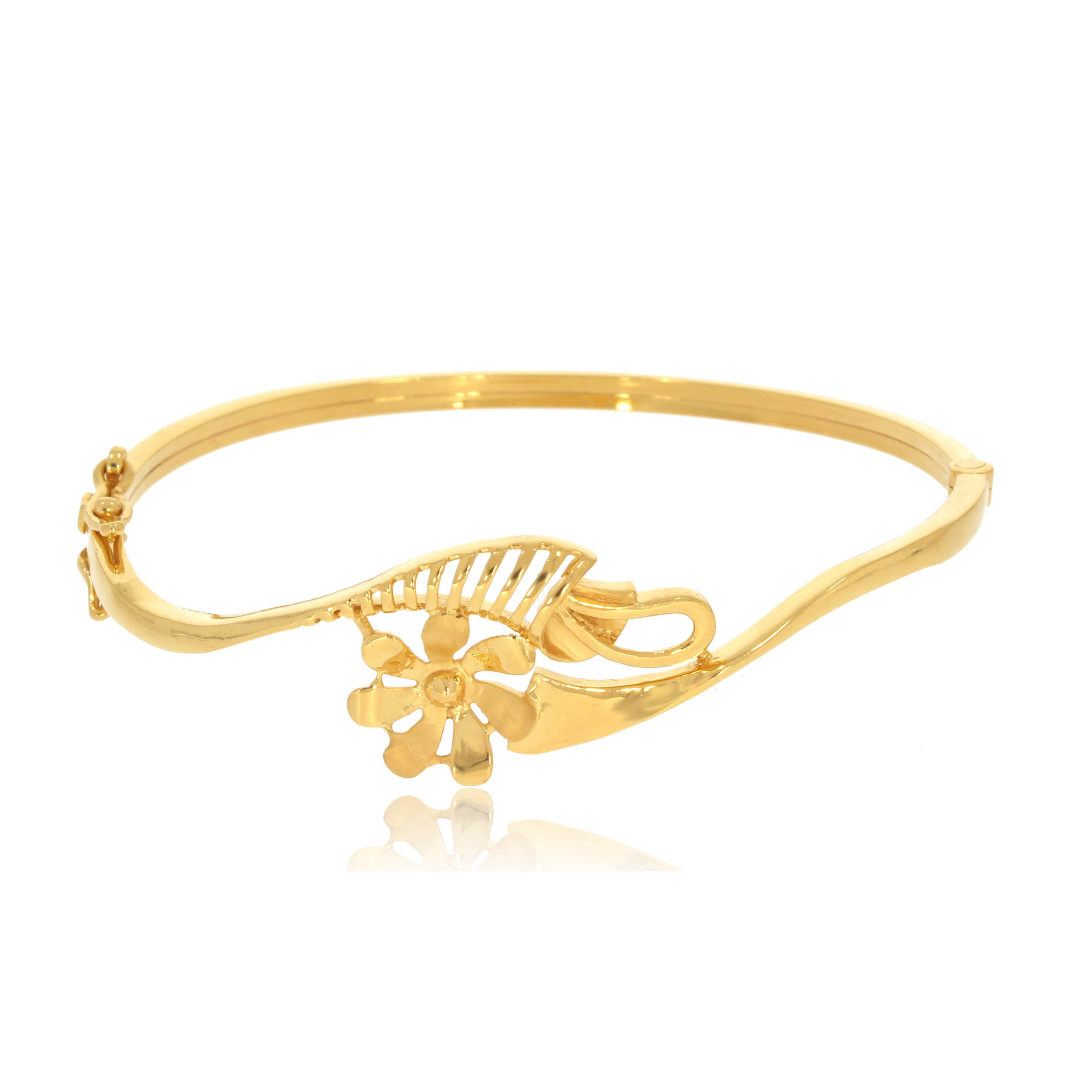 Buy Senco Gold & Diamonds Glorified Artistic Gold Bracelet at Amazon.in