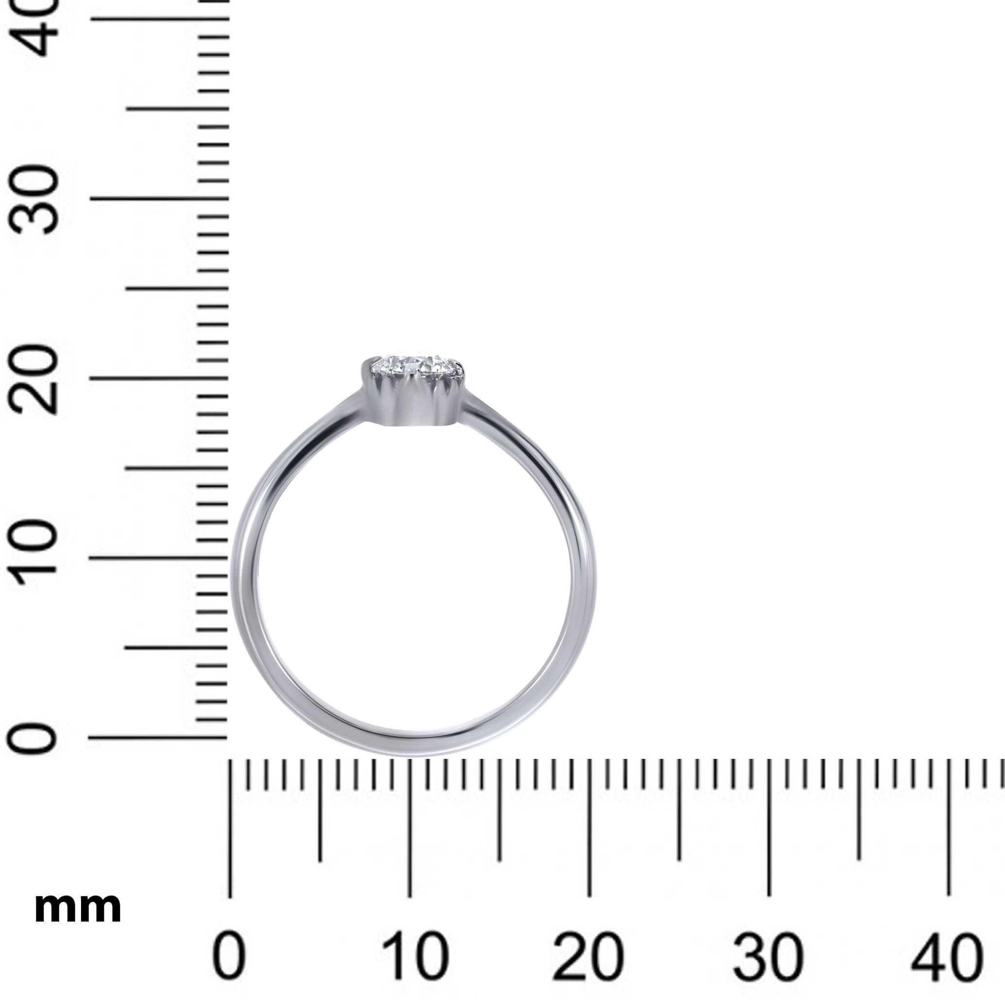 Alluring Spherical Glow Platinum Ring - Senco Gold and Diamonds