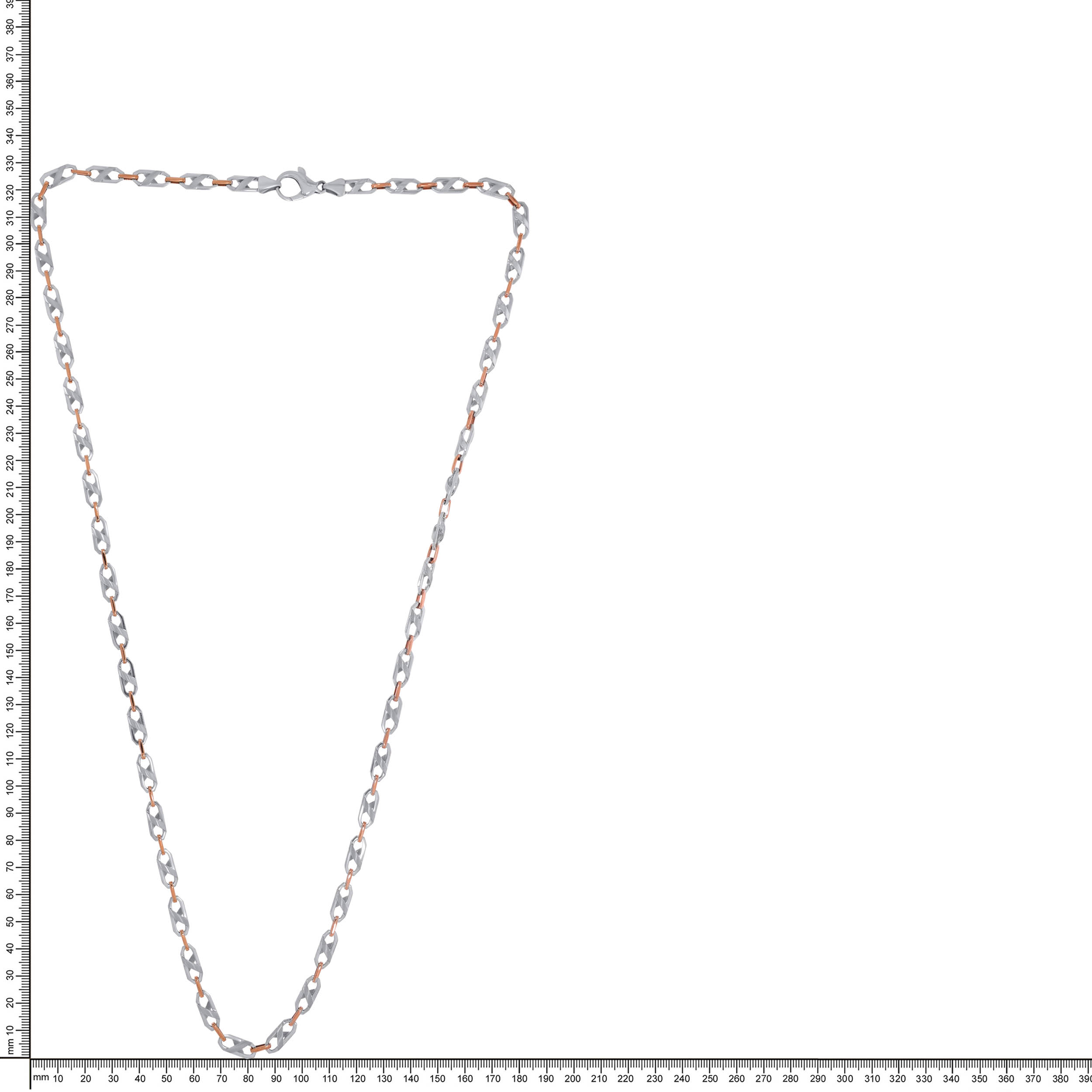 Dual Attachment Men Platinum Chain - Senco Gold and Diamonds