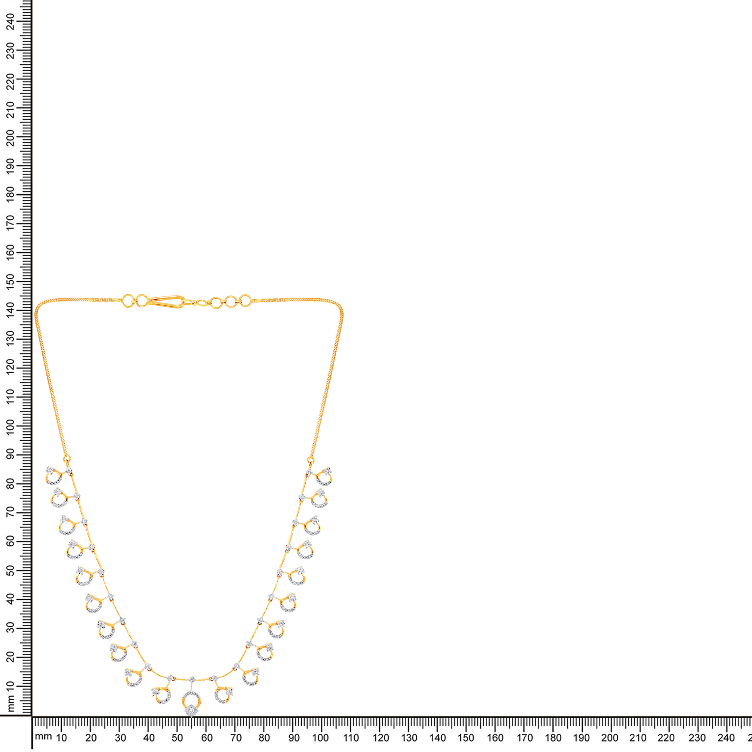 Merry Spheres Diamond Necklace - Senco Gold and Diamonds