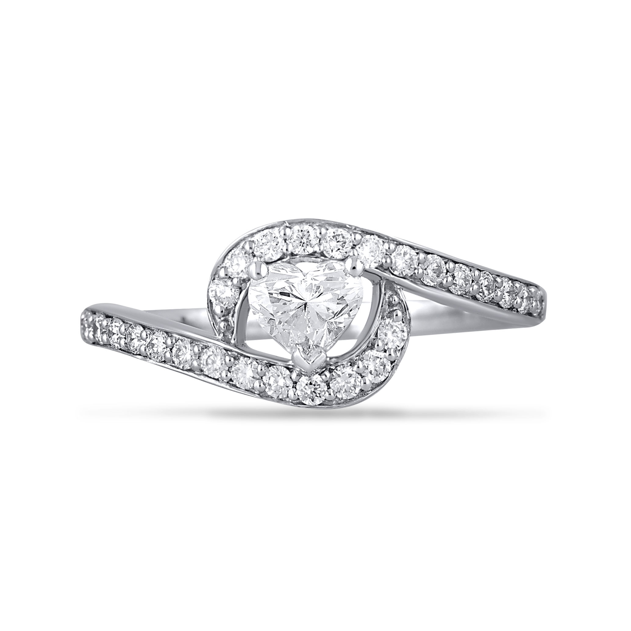 Grand Curve Platinum Ring - Senco Gold and Diamonds