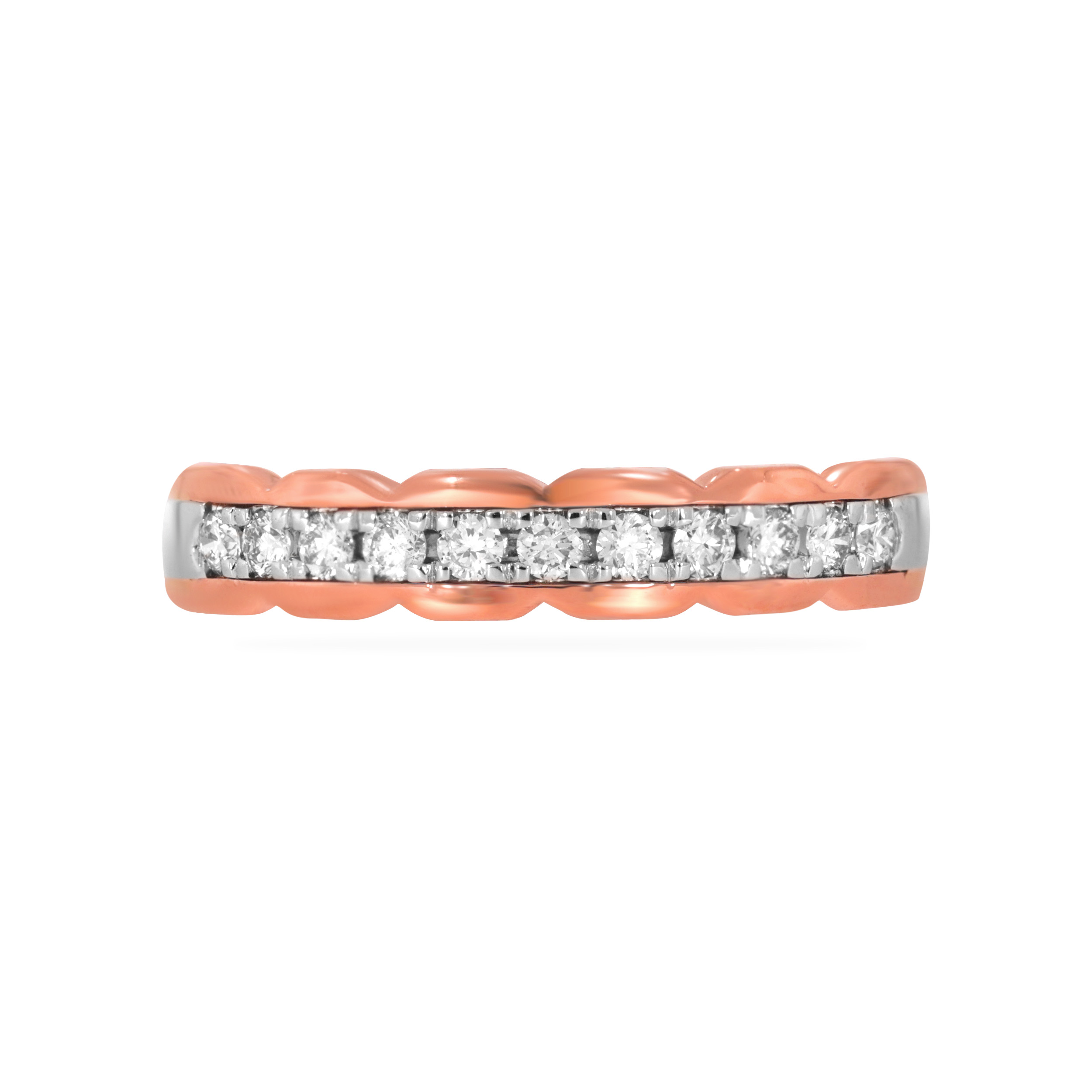  Flowing Uniformity Platinum Band Ring - Senco Gold and Diamonds