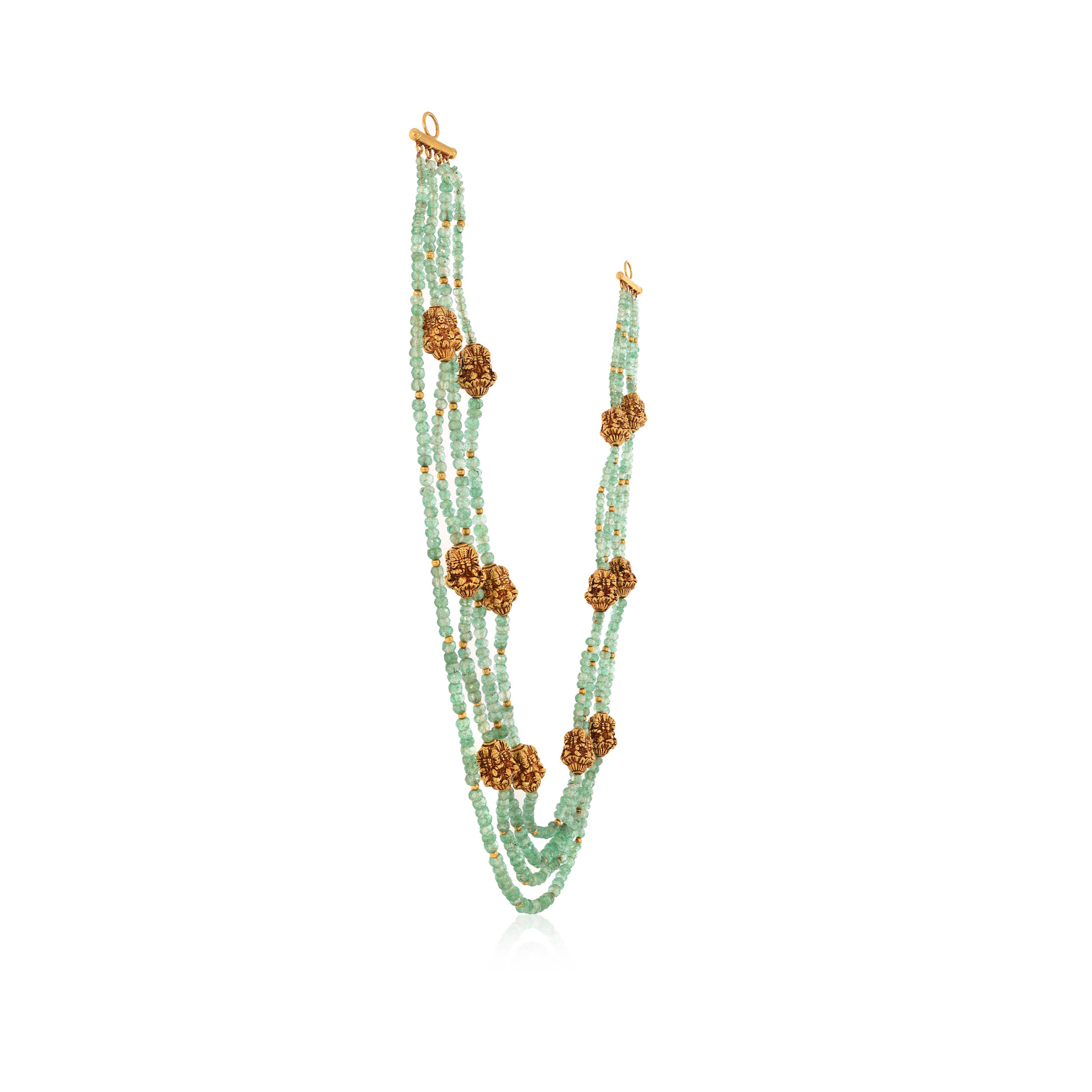 Blessed Treasure Antique Gold Necklace - Senco Gold and Diamonds