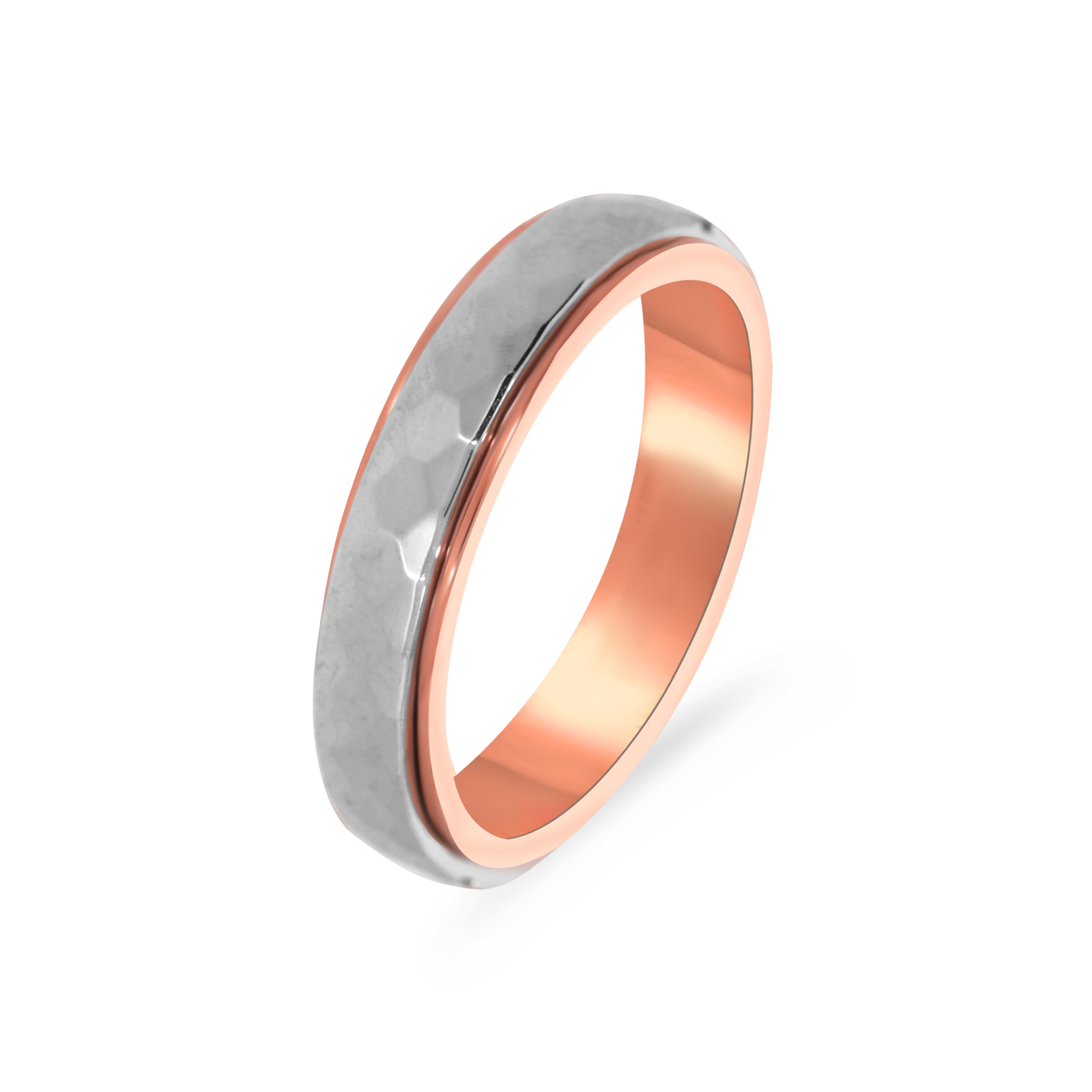  Gleaming Charmer Platinum Band Ring - Senco Gold and Diamonds