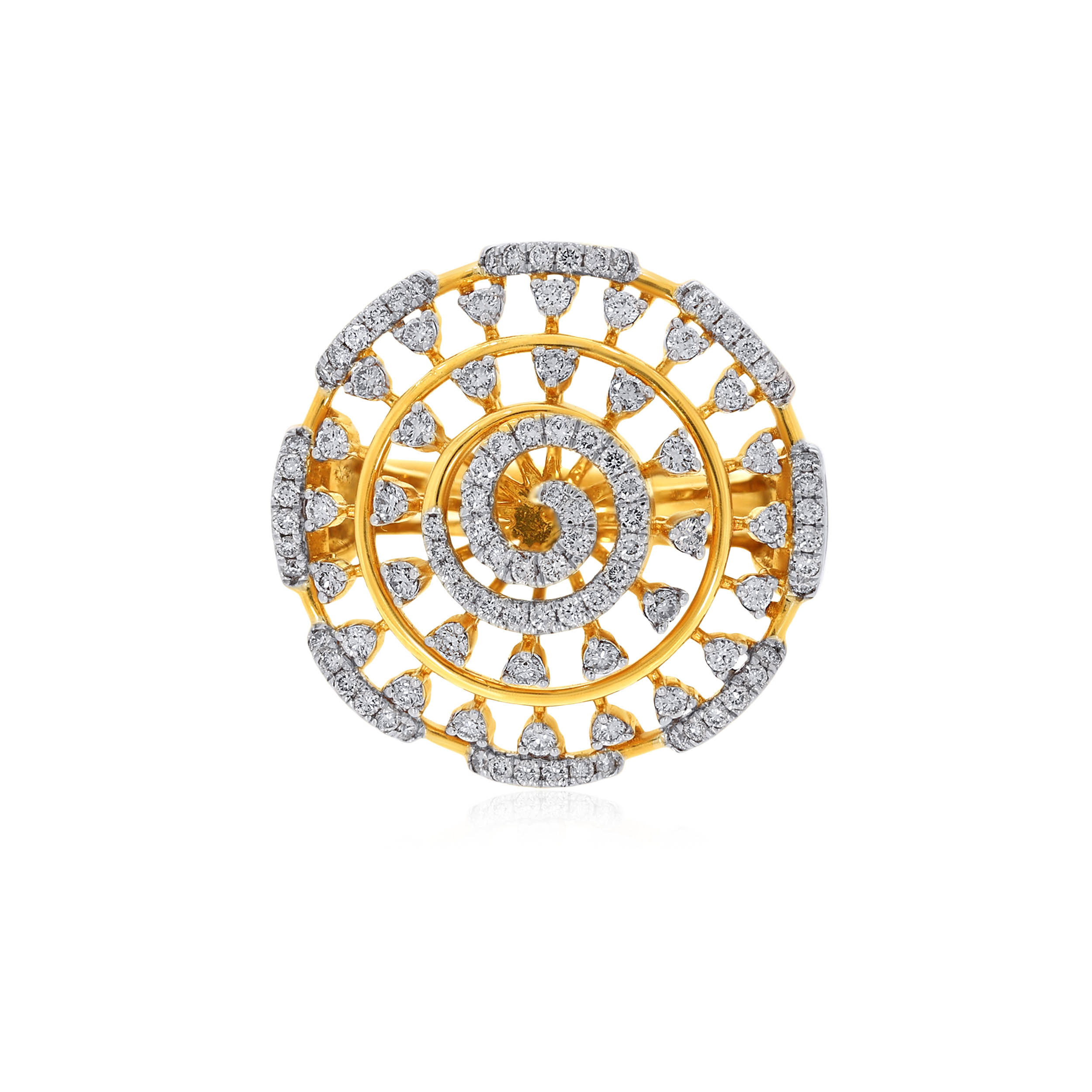 Spiral Aura Diamond Ring - Senco Gold and Diamonds