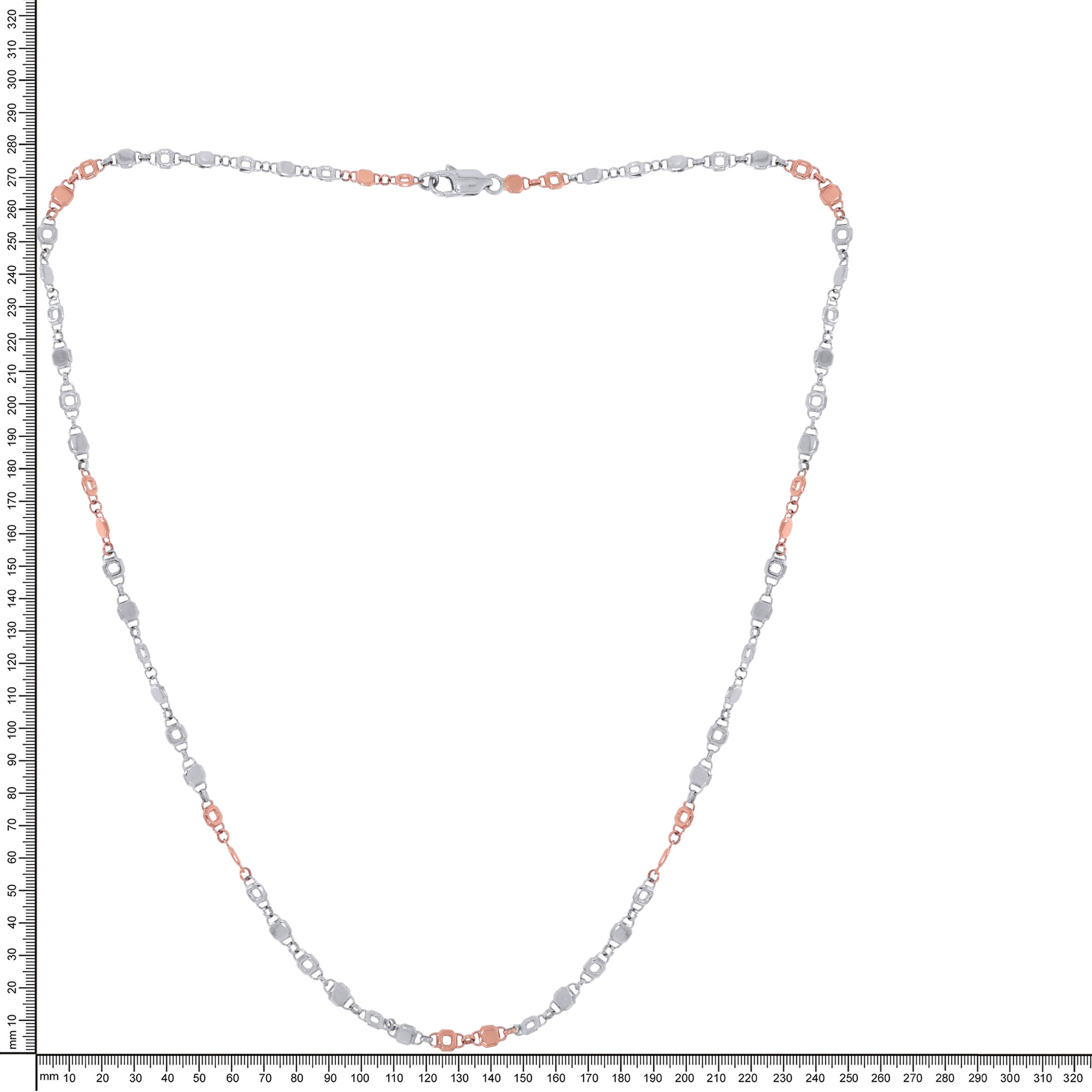 Cubical Fusion Unisex Platinum Chain - Senco Gold and Diamonds