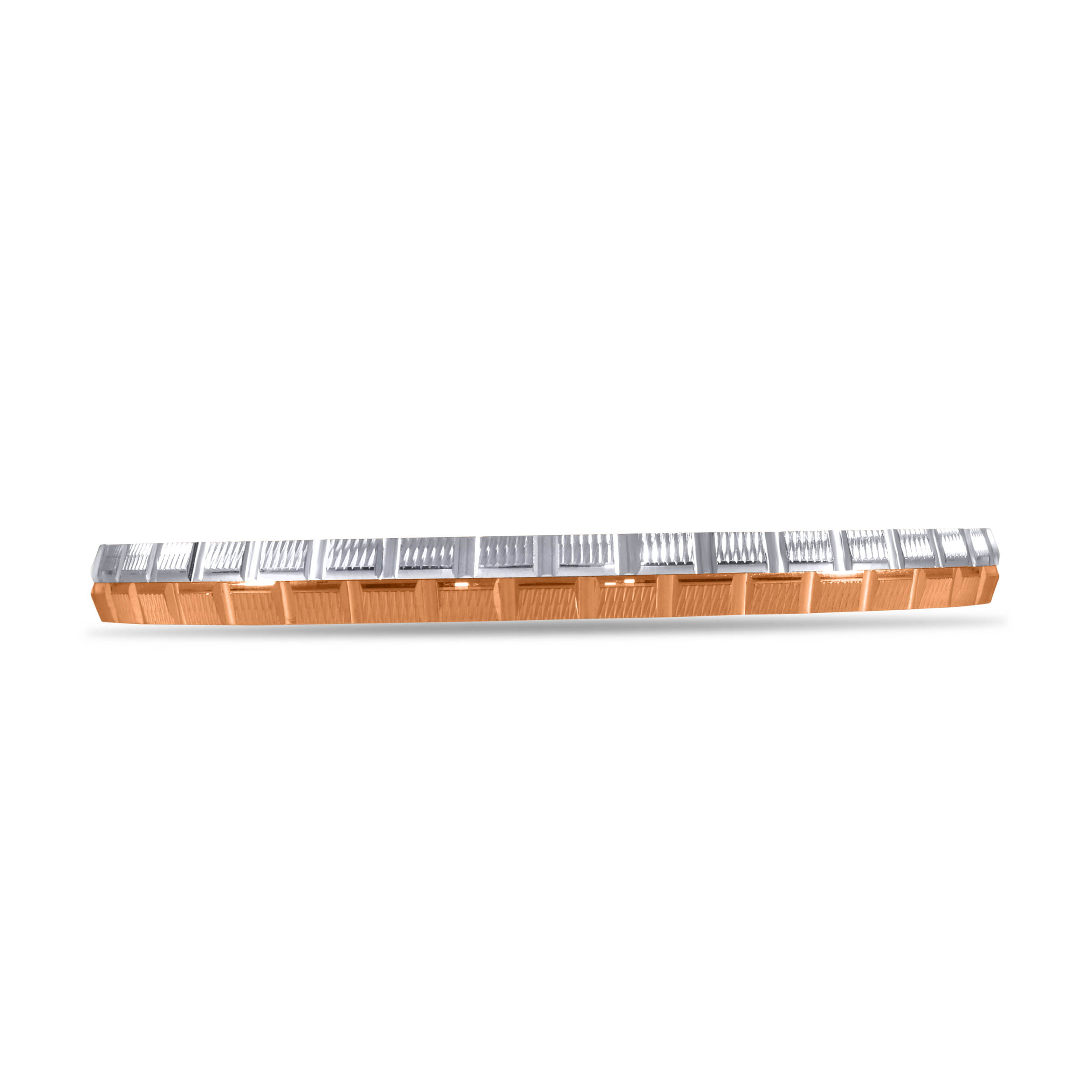 Dynamic Duplex Men's Platinum Kada Bangle - Senco Gold and Diamonds