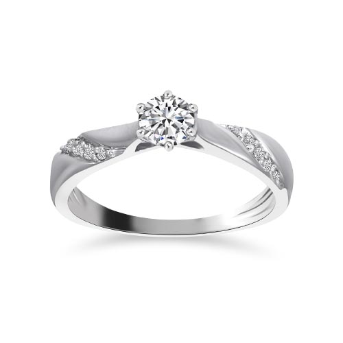 Elite Spark Platinum Ring - Senco Gold and Diamonds