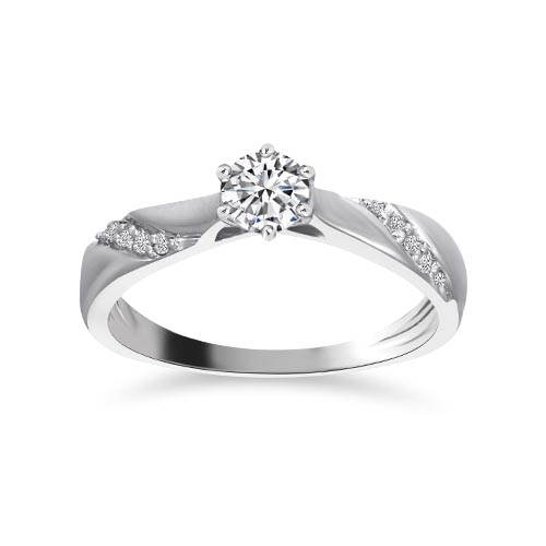 Tranquil Deluxe Platinum Ring