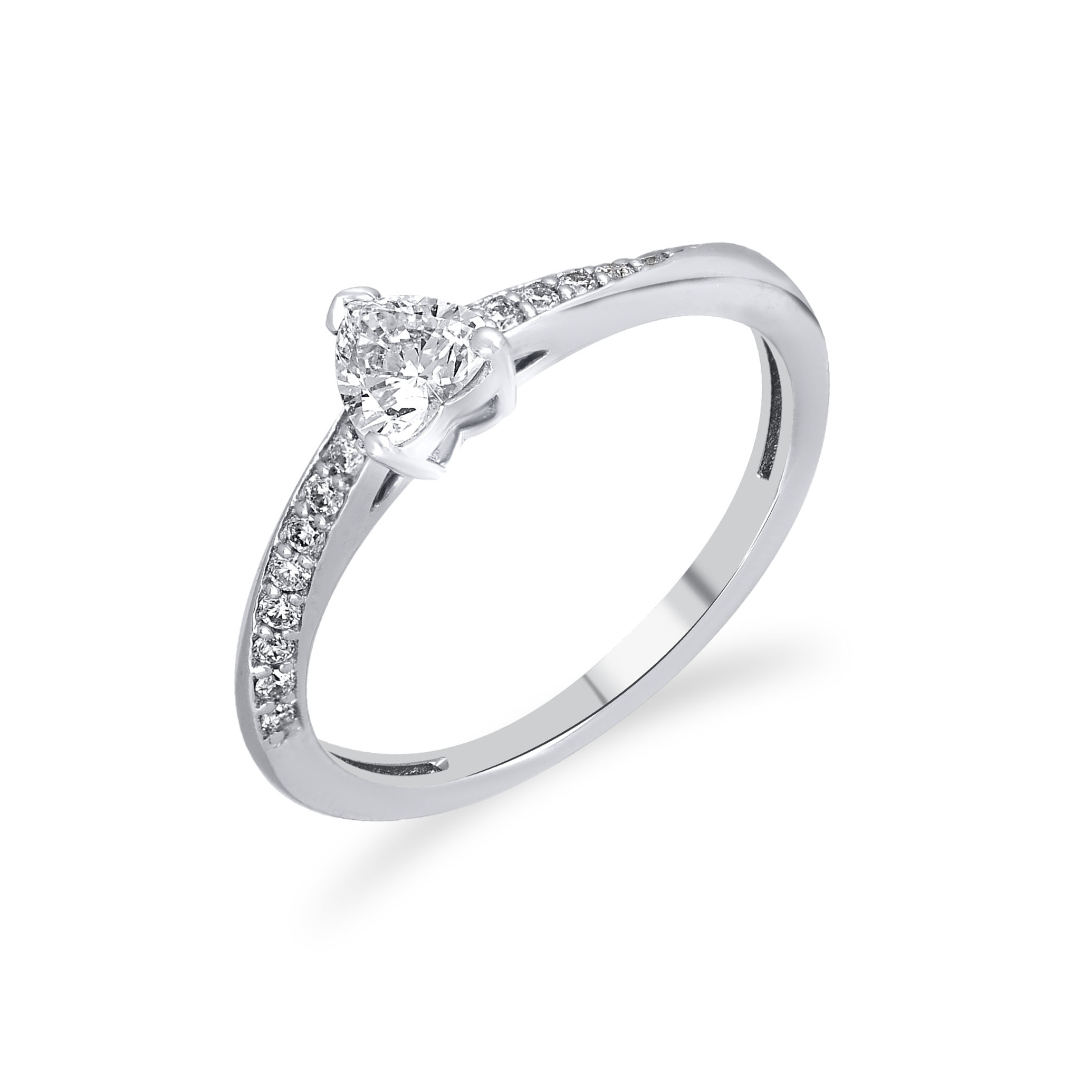 Paradise of Heart Platinum Ring - Senco Gold and Diamonds