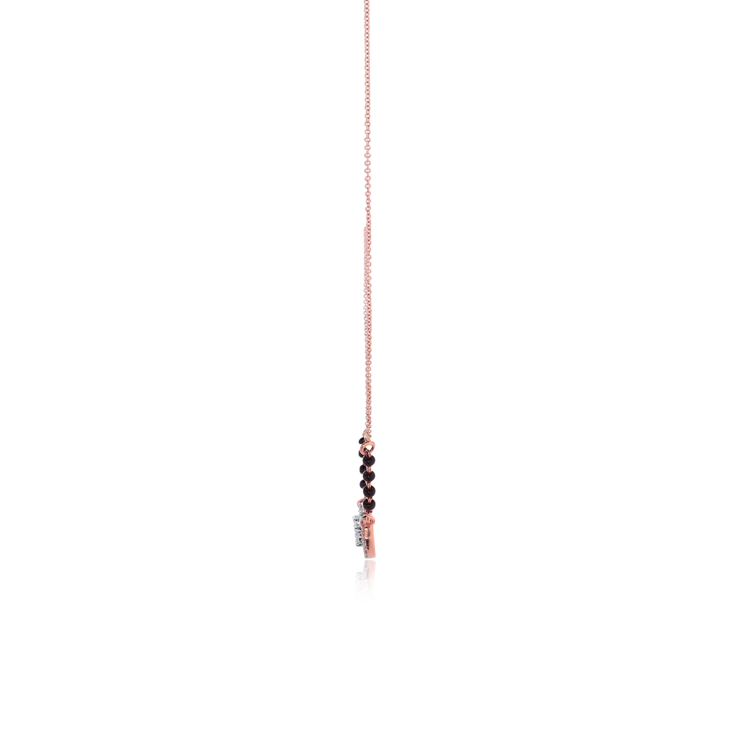 Connecting Duo Diamond Mangalsutra - Senco Gold and Diamonds